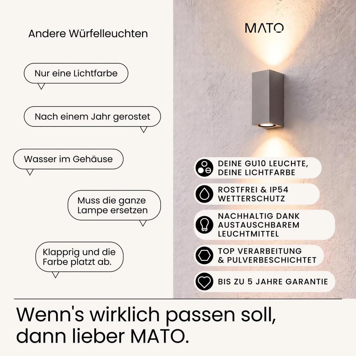 Wandleuchte GAYA DUO - MATO