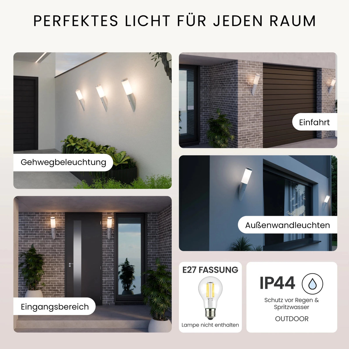 Wandleuchte WAVO mit Sensor - MATO