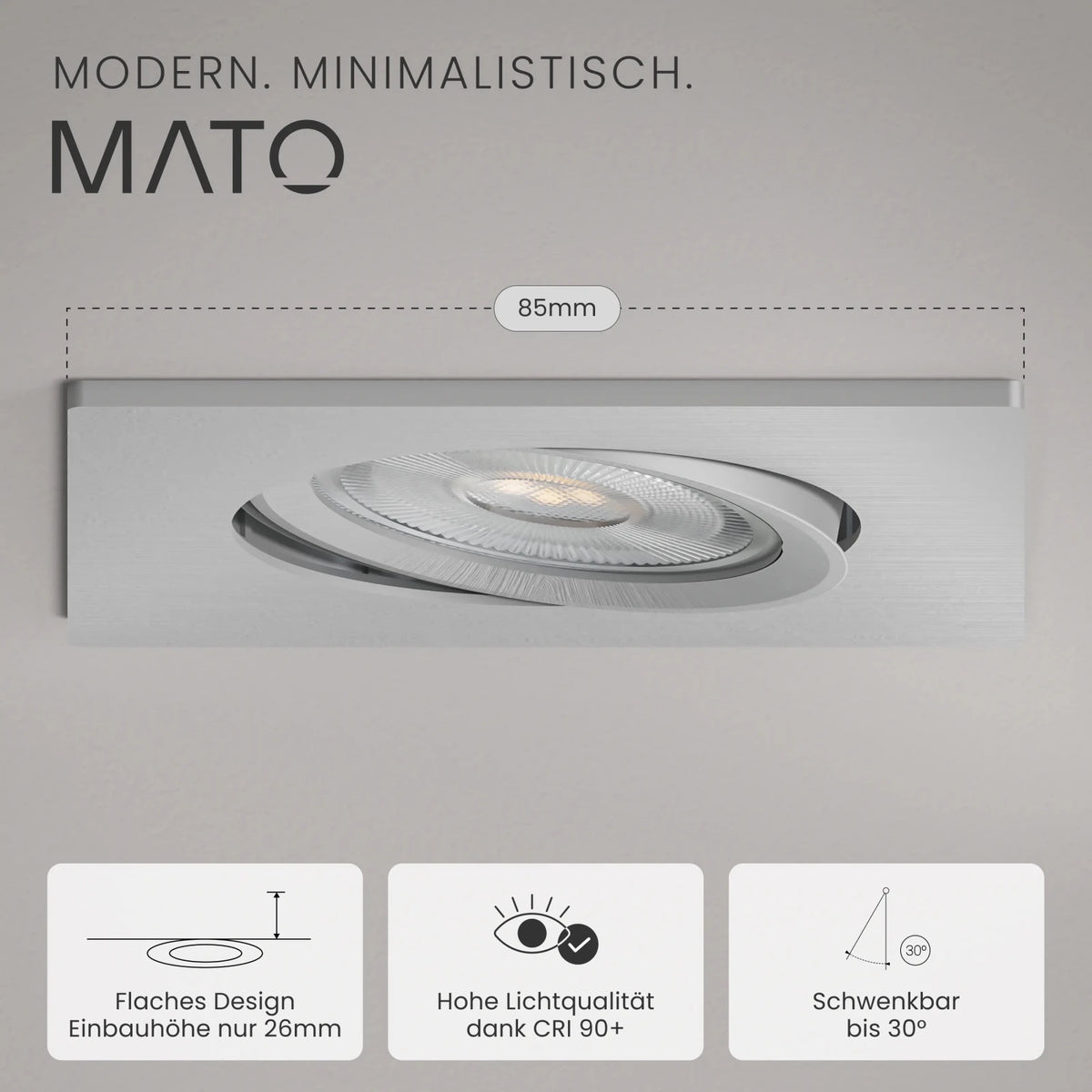 Einbaustrahler TEO - MATO