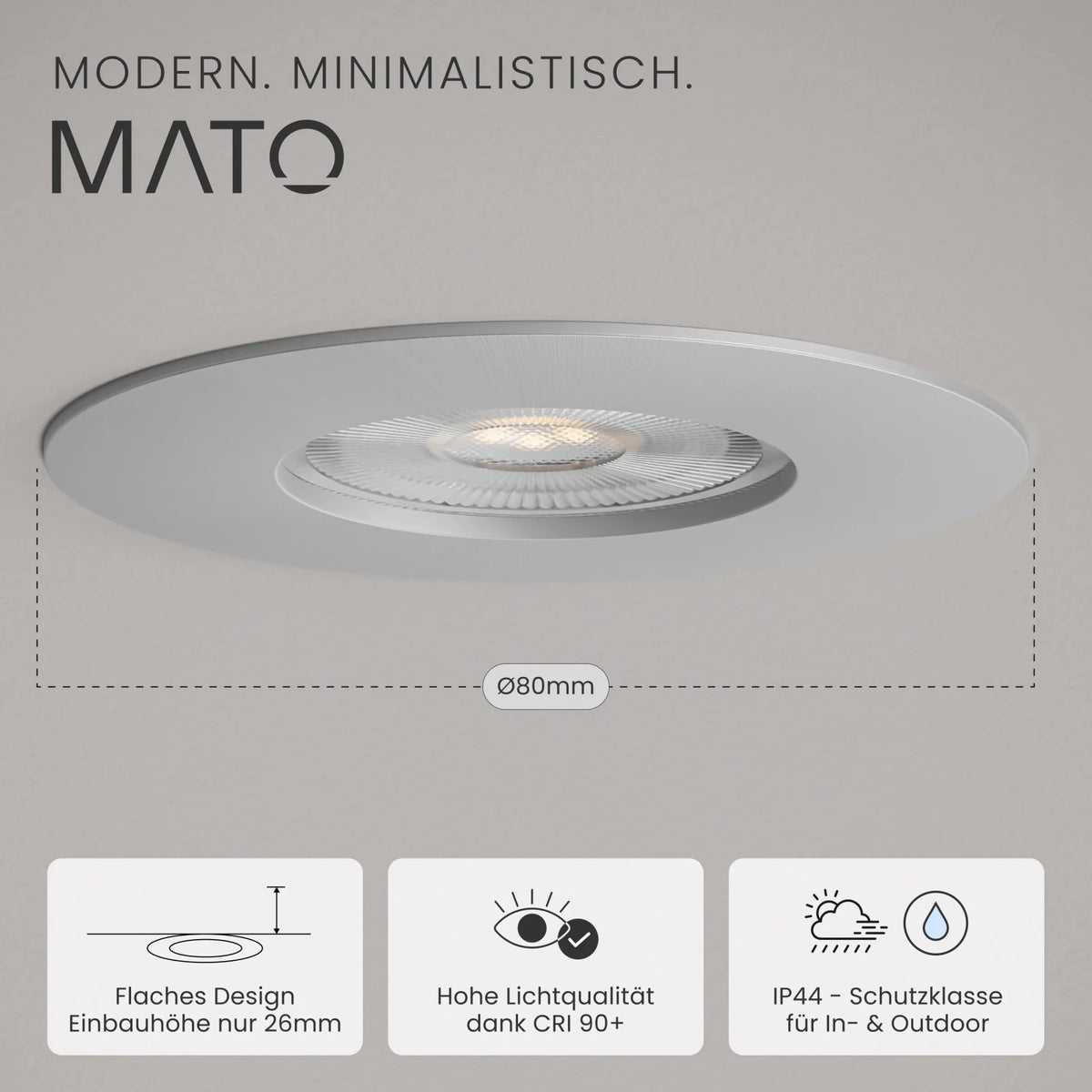 Einbaustrahler NUA - MATO