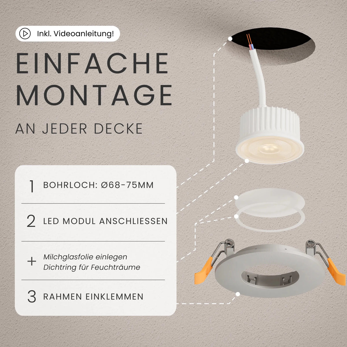 Einbaustrahler NUA - MATO