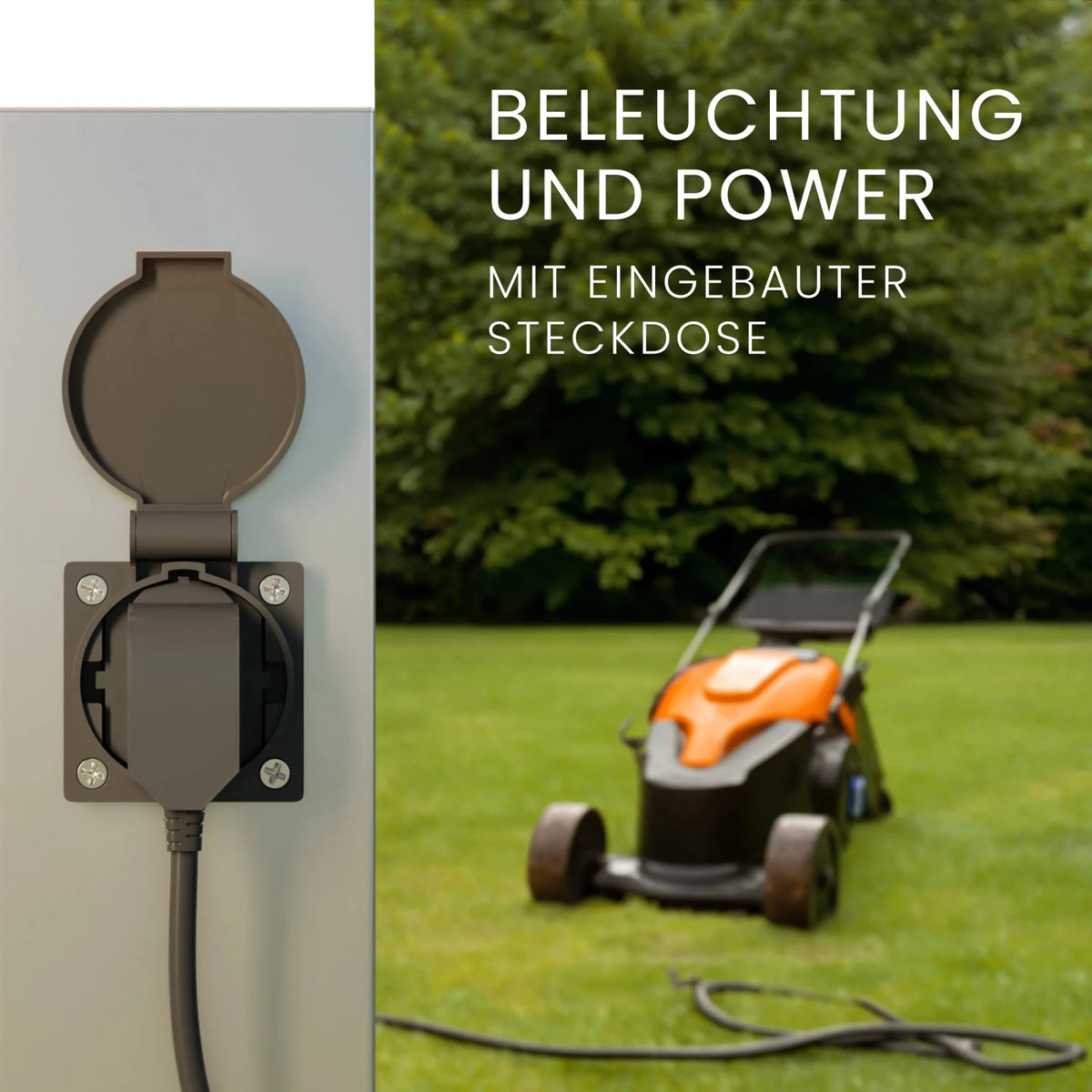 Wegeleuchte TAVO mit Steckdose - MATO