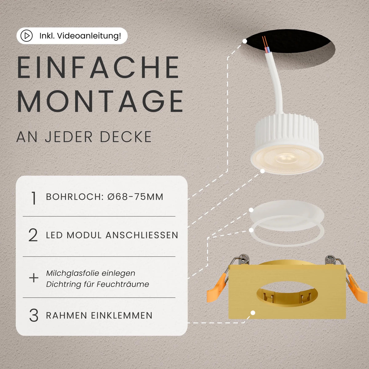 Einbaustrahler TEA - MATO