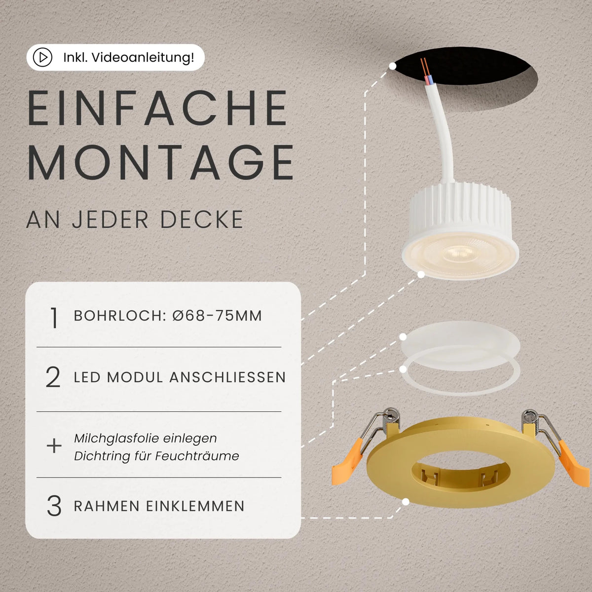 Einbaustrahler NUA - MATO
