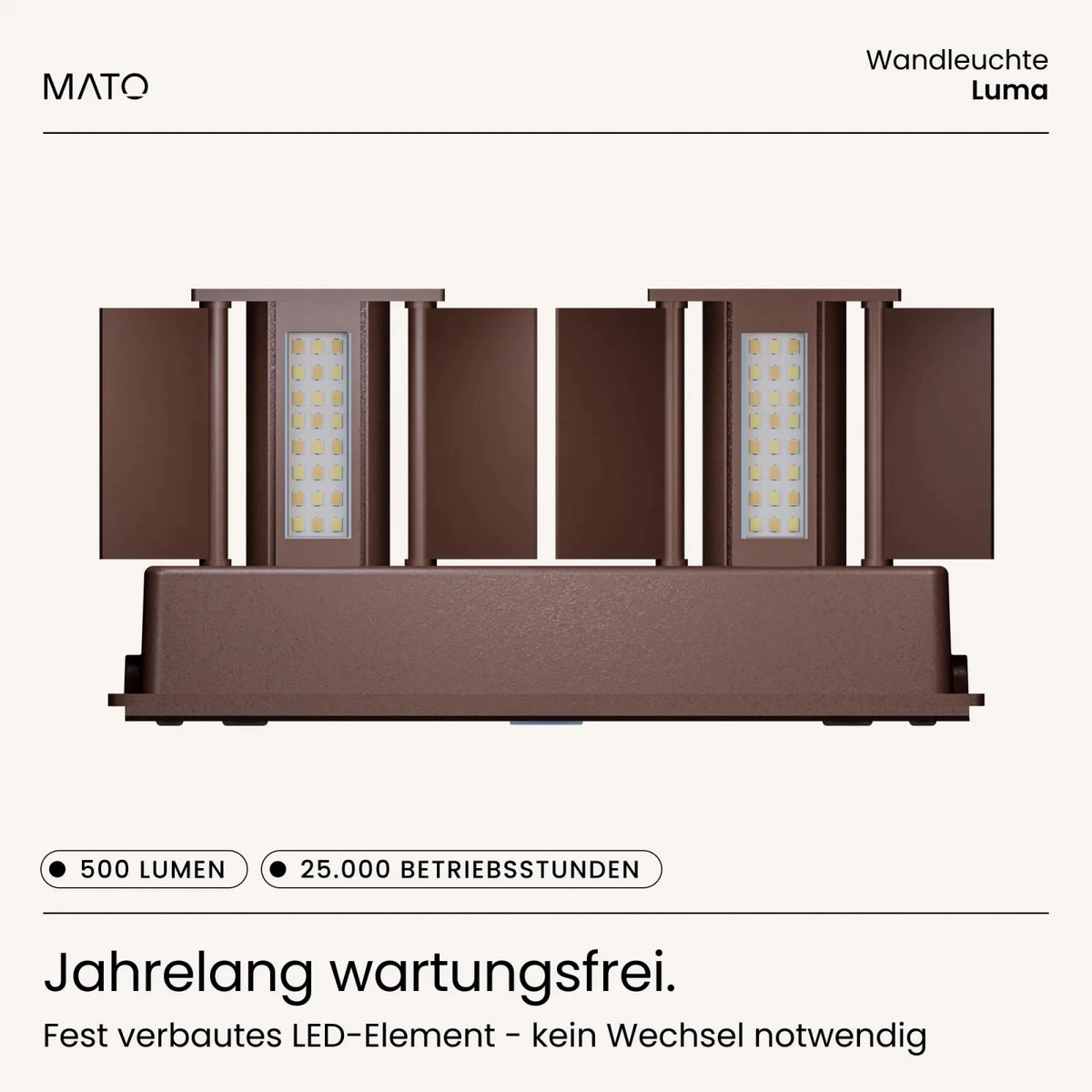 Wandleuchte LUMA DUO - MATO