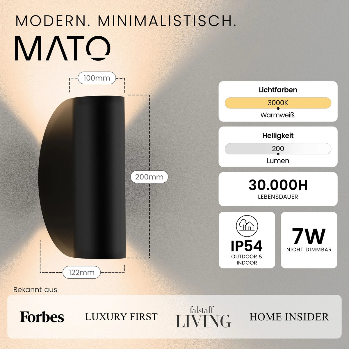 Wandleuchte MILO - MATO
