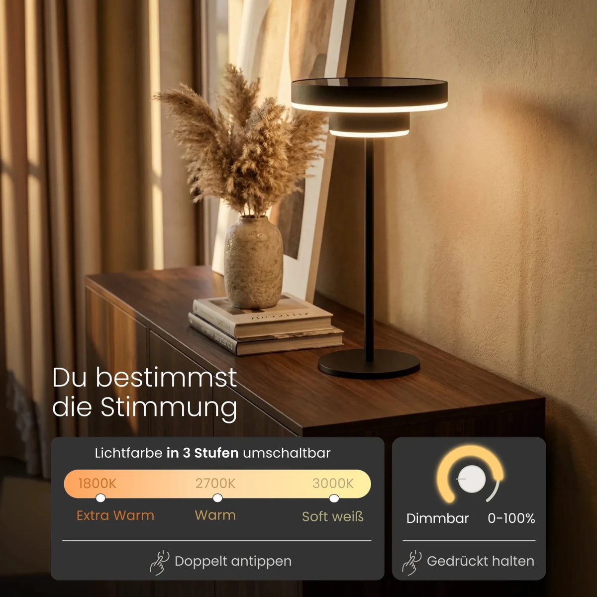 Solar Tischleuchte ELIO - MATO