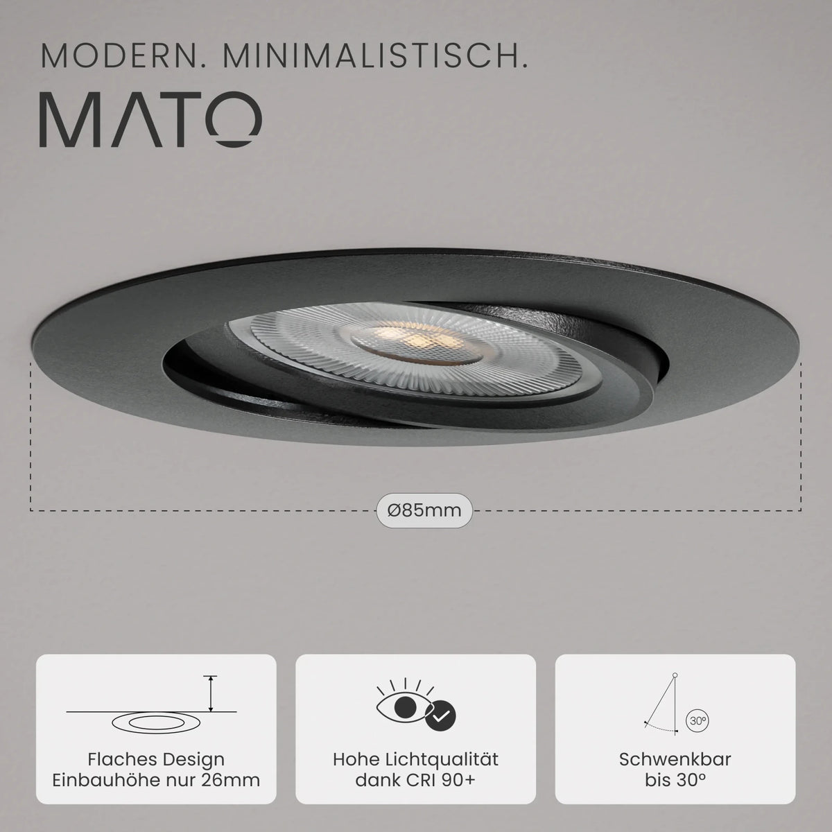Einbaustrahler NUO - MATO