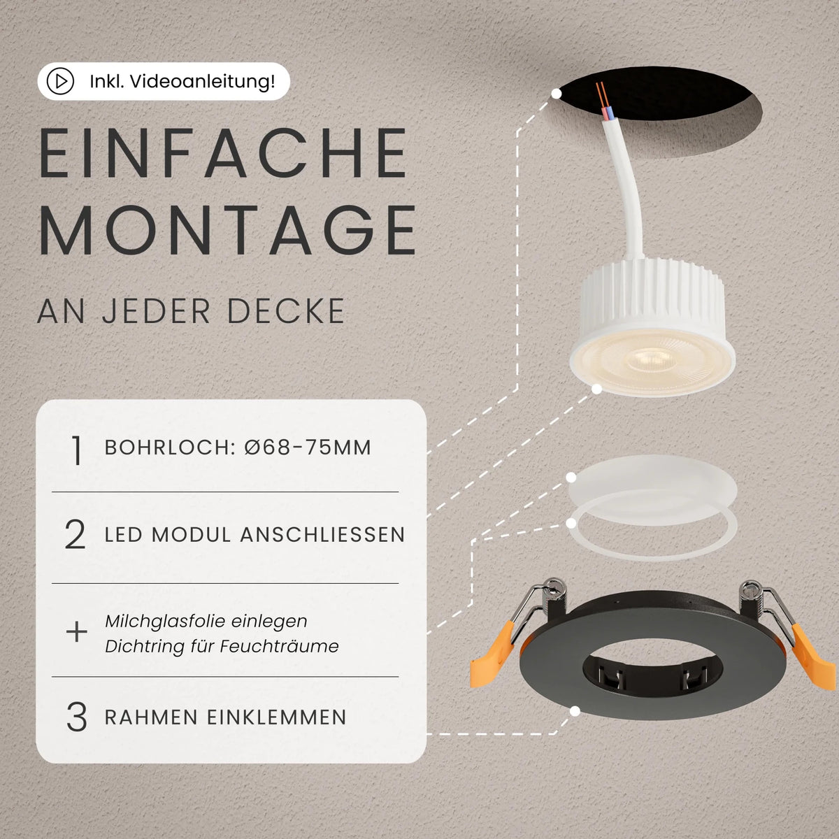 Einbaustrahler NUA - MATO