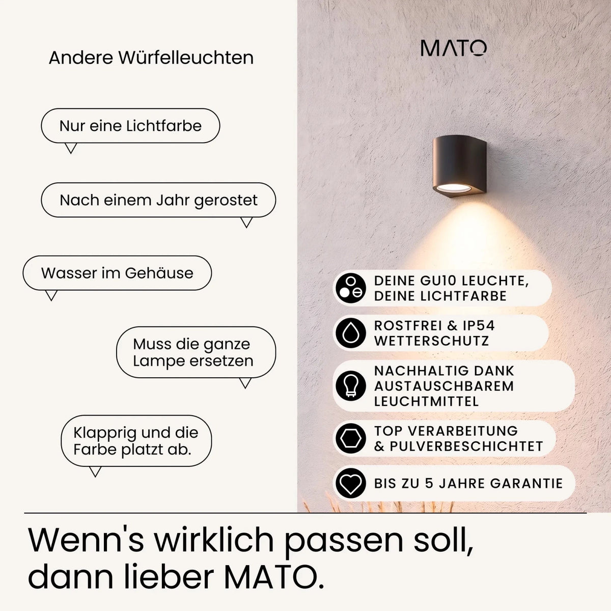 Wandleuchte VAYA - MATO