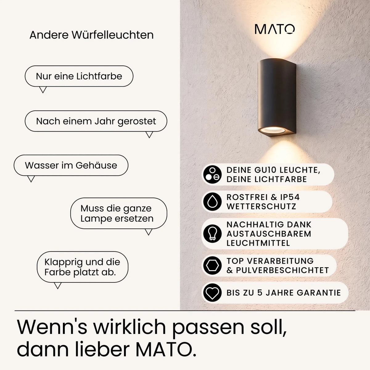 Wandleuchte VAYA DUO - MATO
