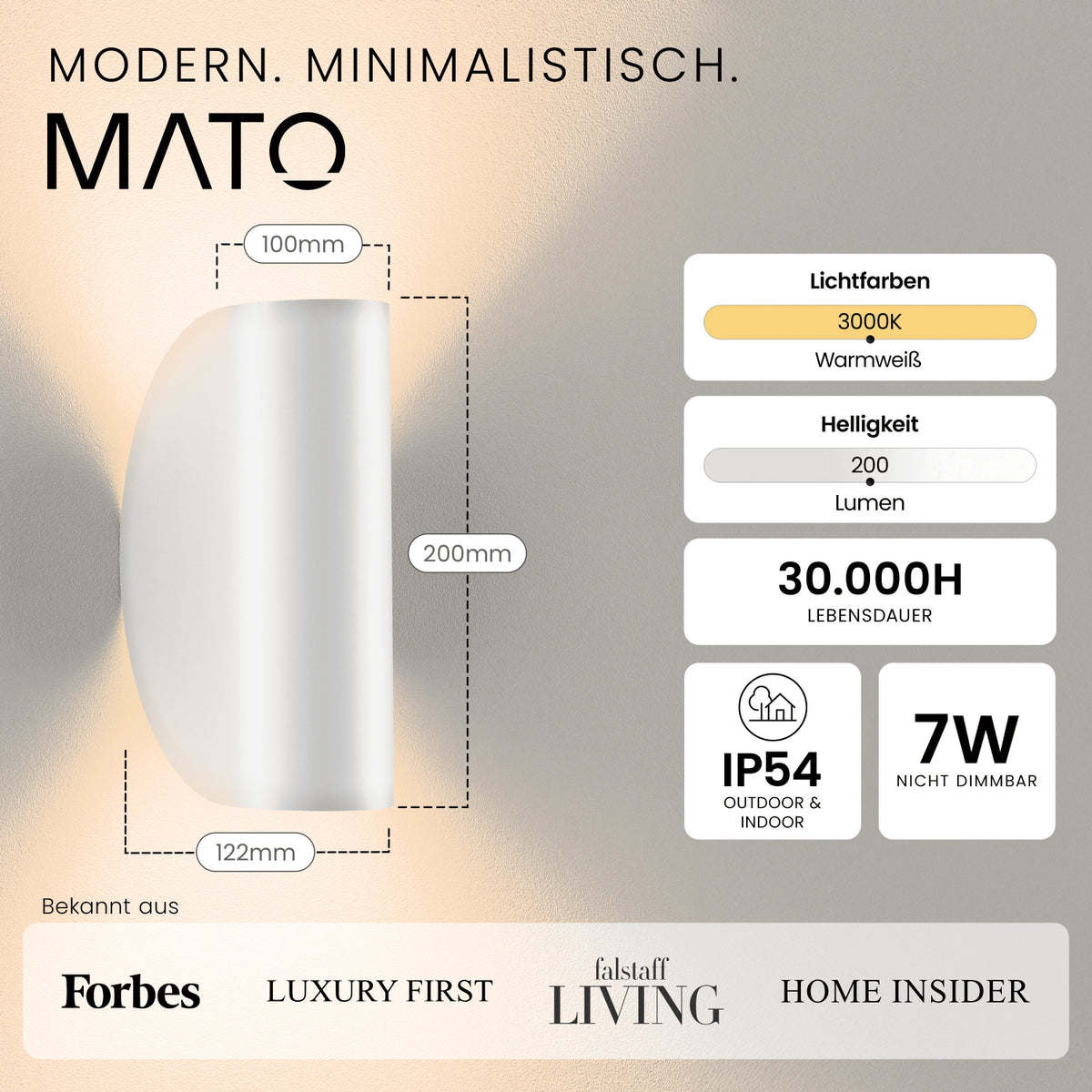 Wandleuchte MILO - MATO