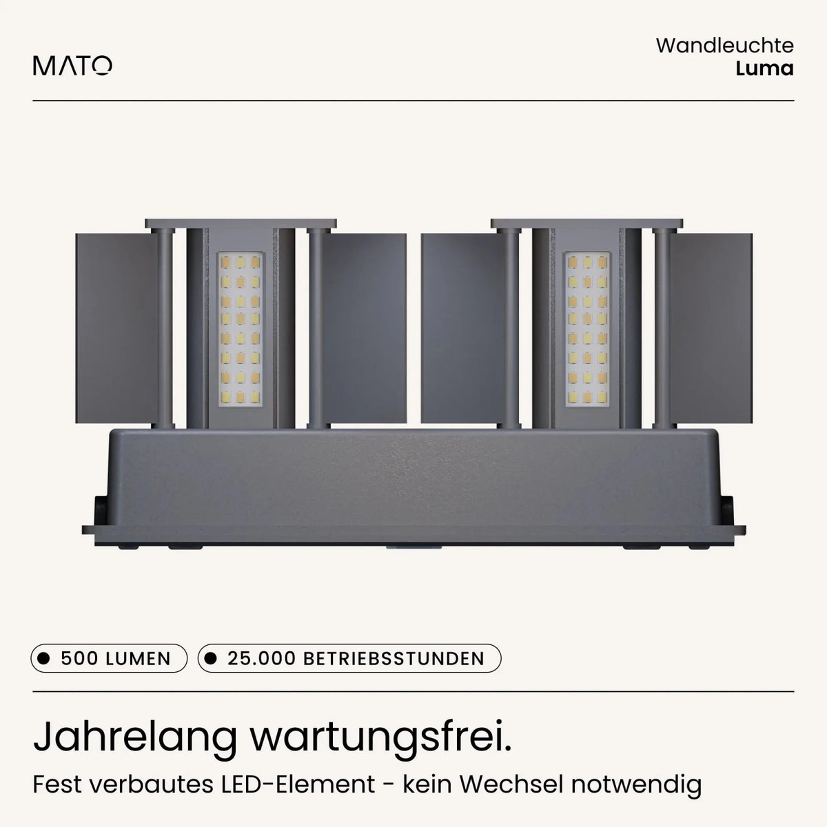 Wandleuchte LUMA DUO - MATO