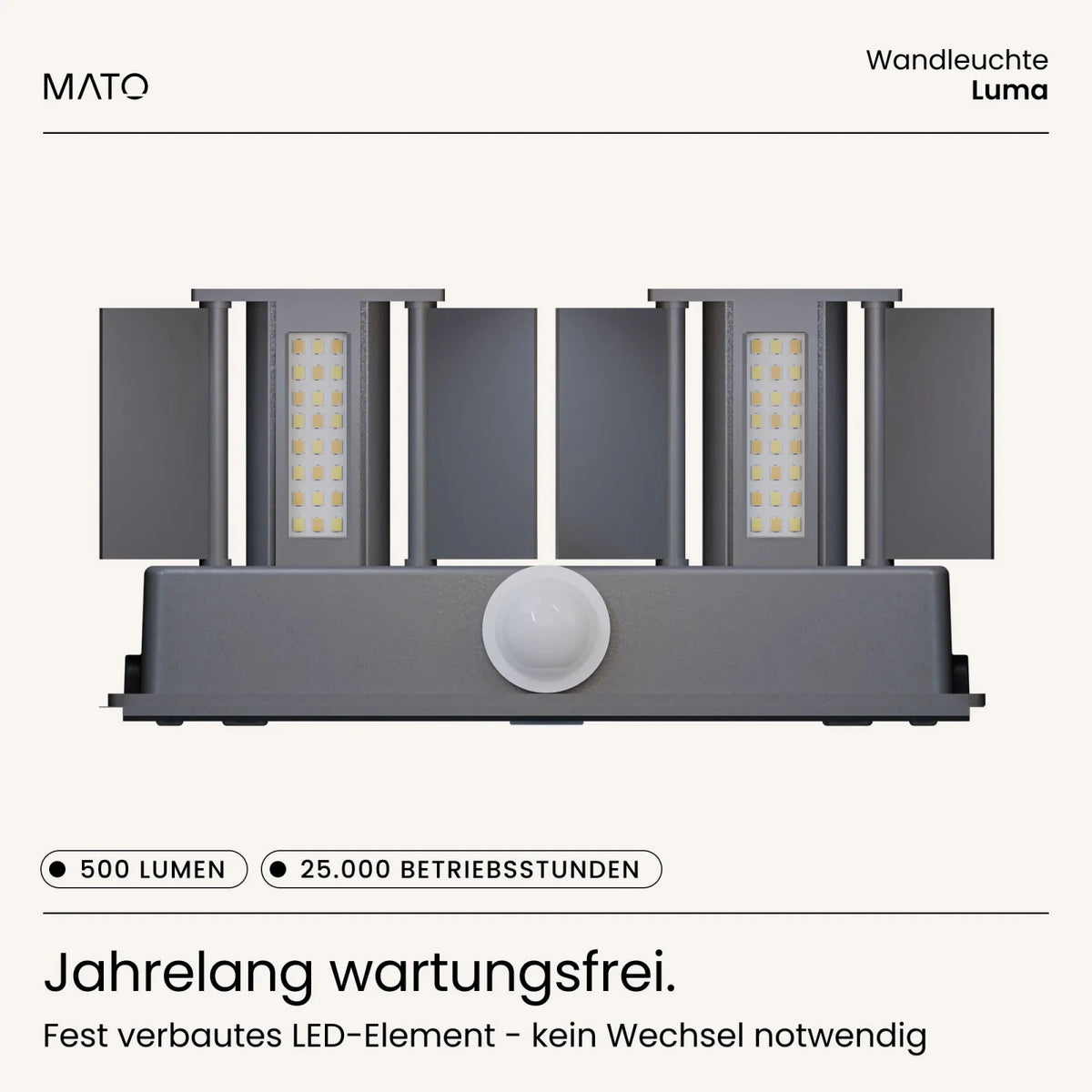 Wandleuchte LUMA-S DUO - MATO