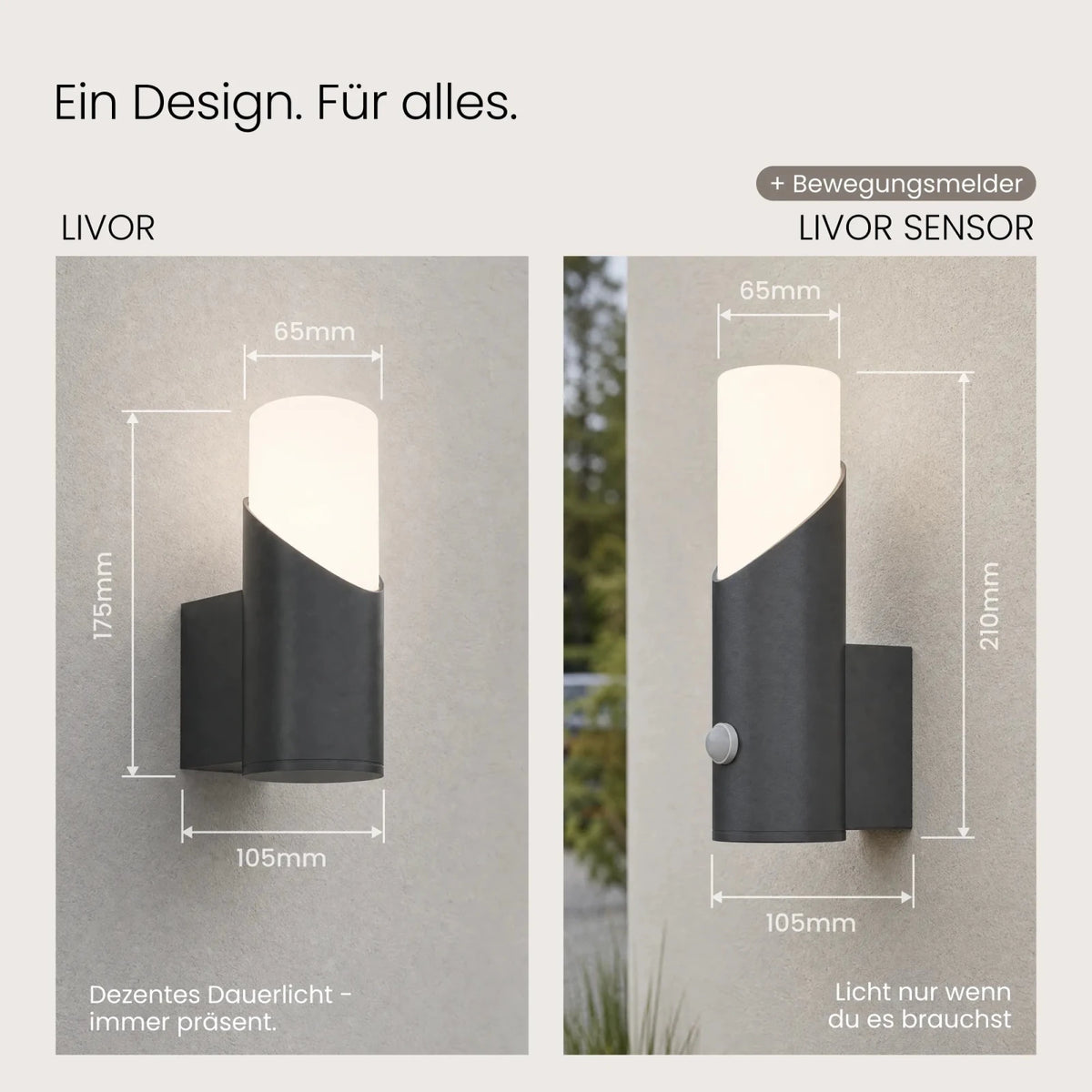 Wandleuchte LIVOR - MATO