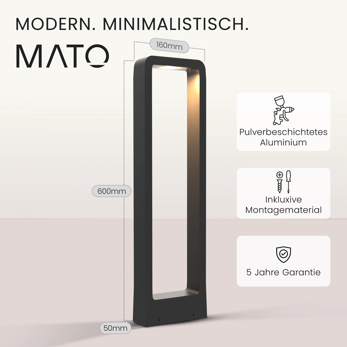 Wegeleuchte NARO - MATO