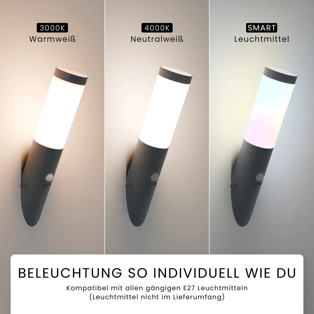 Wandleuchte WAVO mit Sensor - MATO