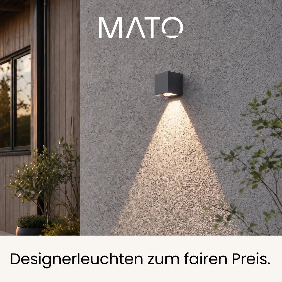 Solar Wandleuchte HELIO - MATO
