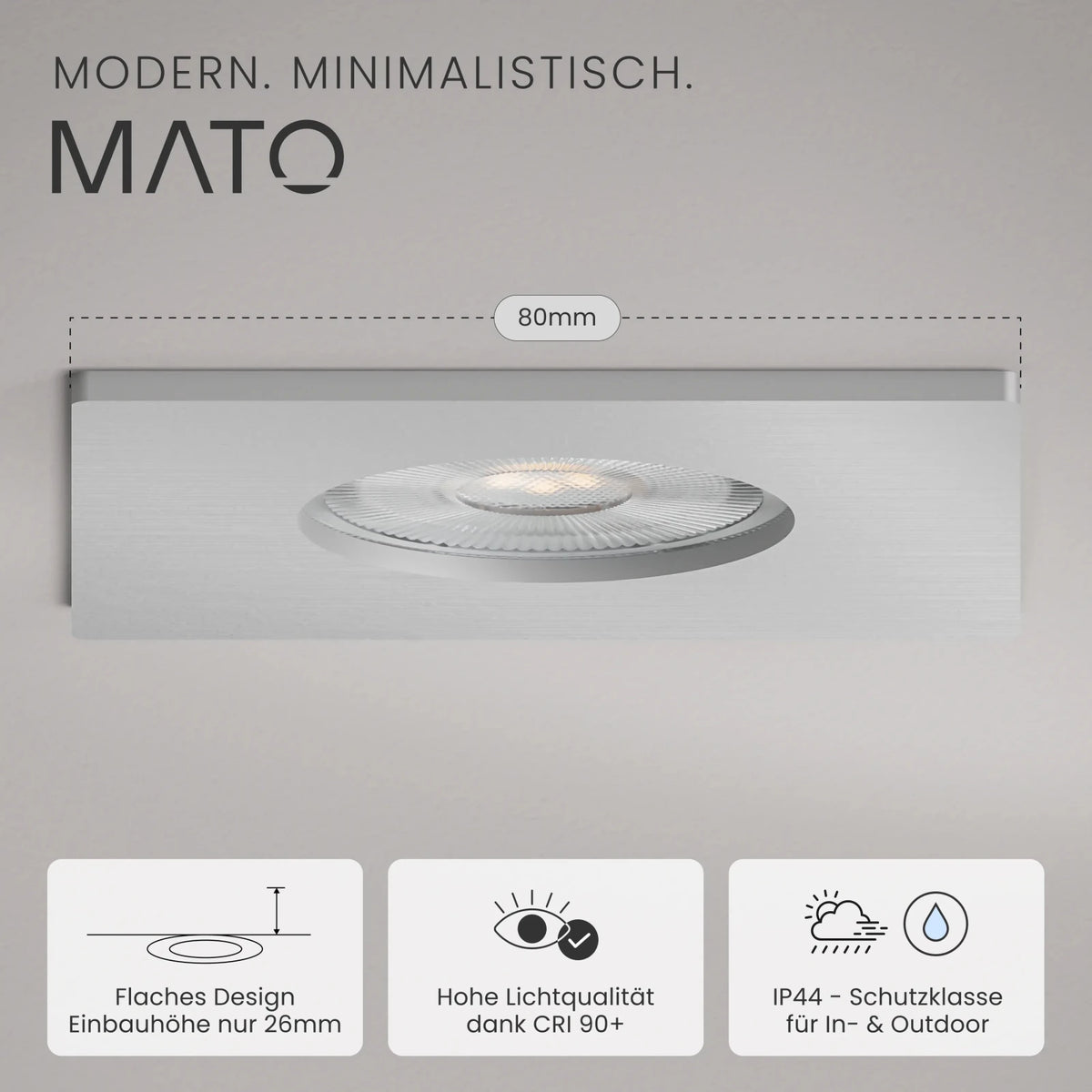 Einbaustrahler TEA - MATO