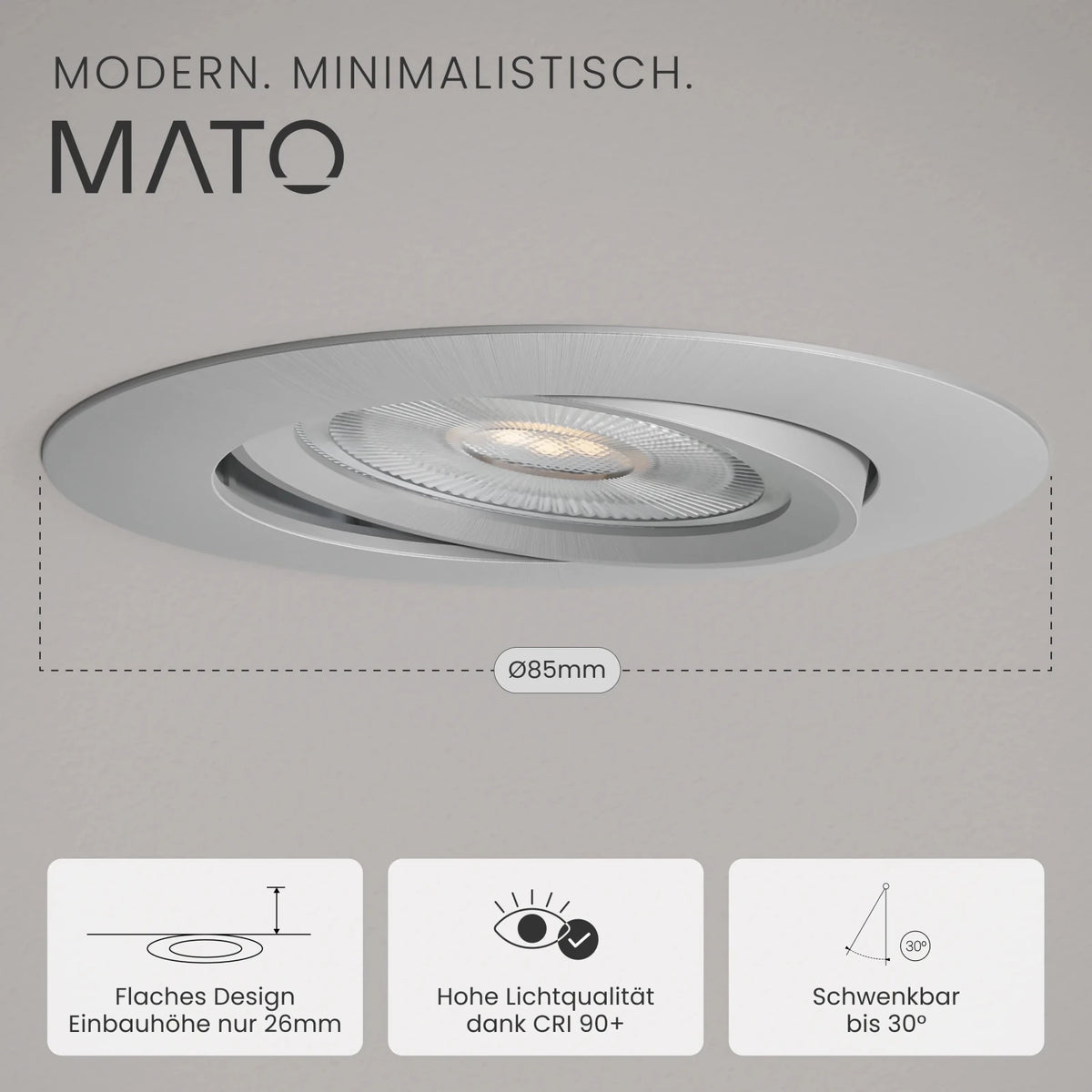 Einbaustrahler NUO - MATO