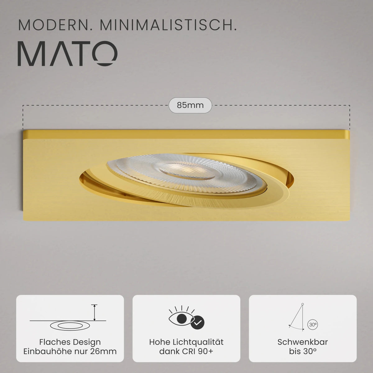 Einbaustrahler TEO - MATO