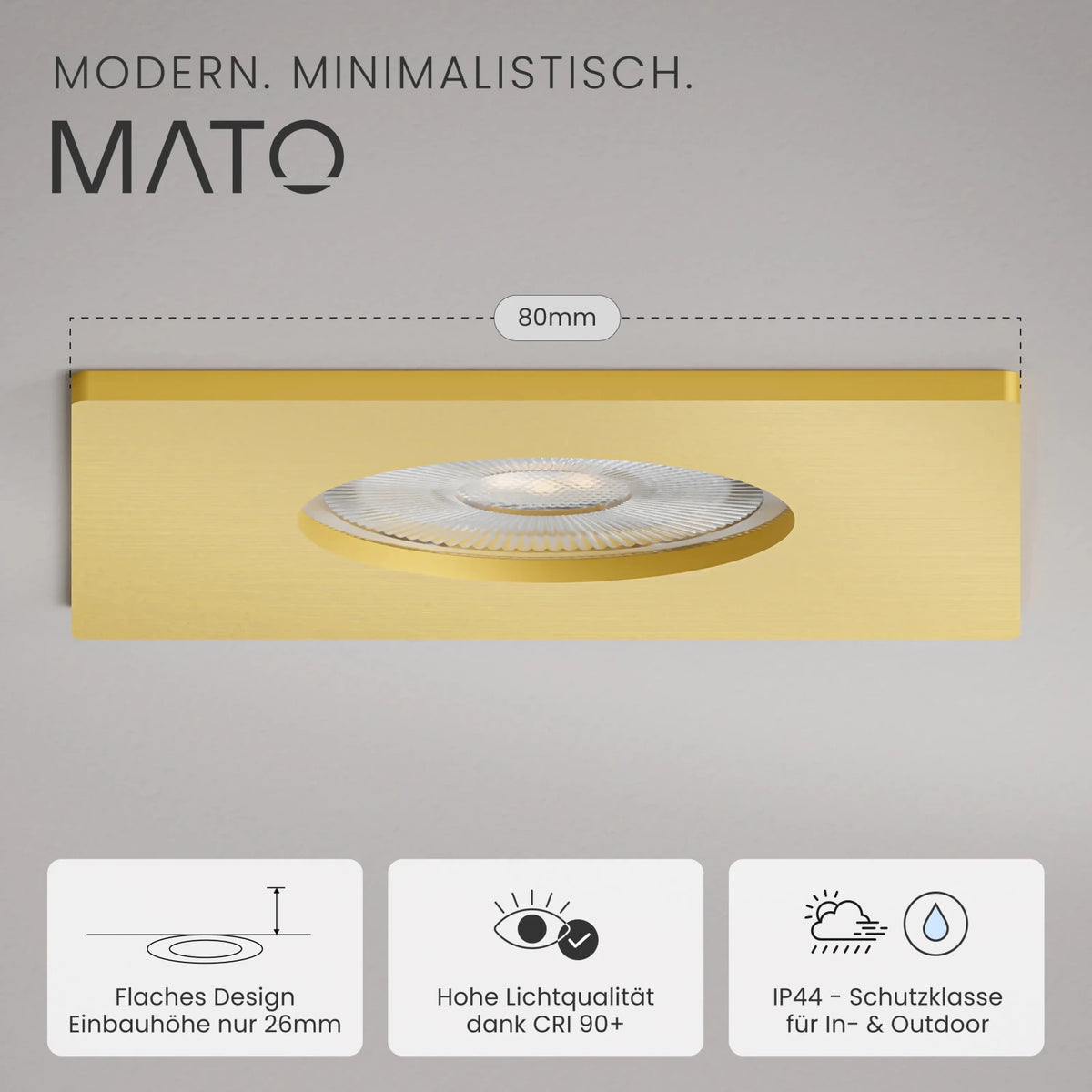 Einbaustrahler TEA - MATO