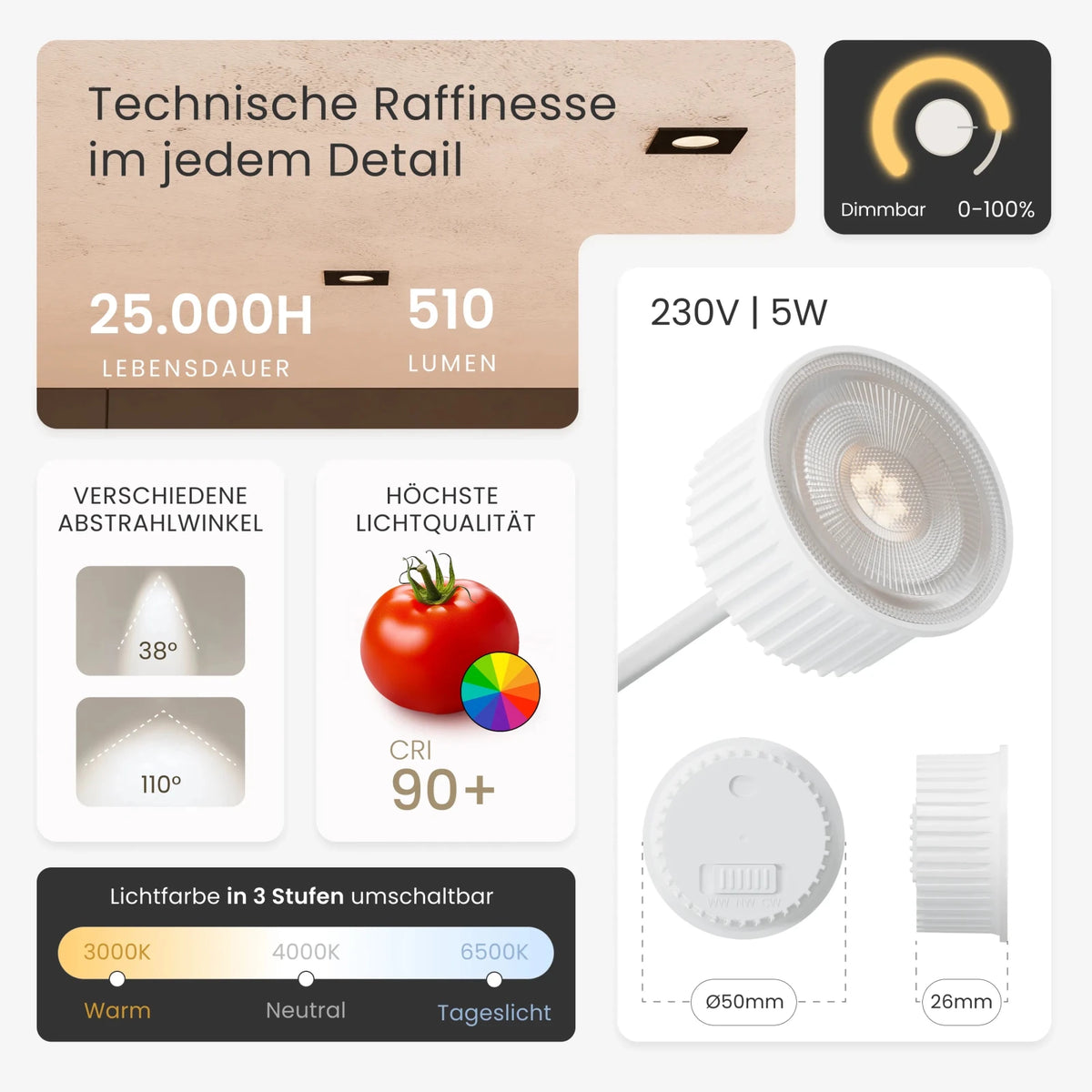 Einbaustrahler TEO - MATO
