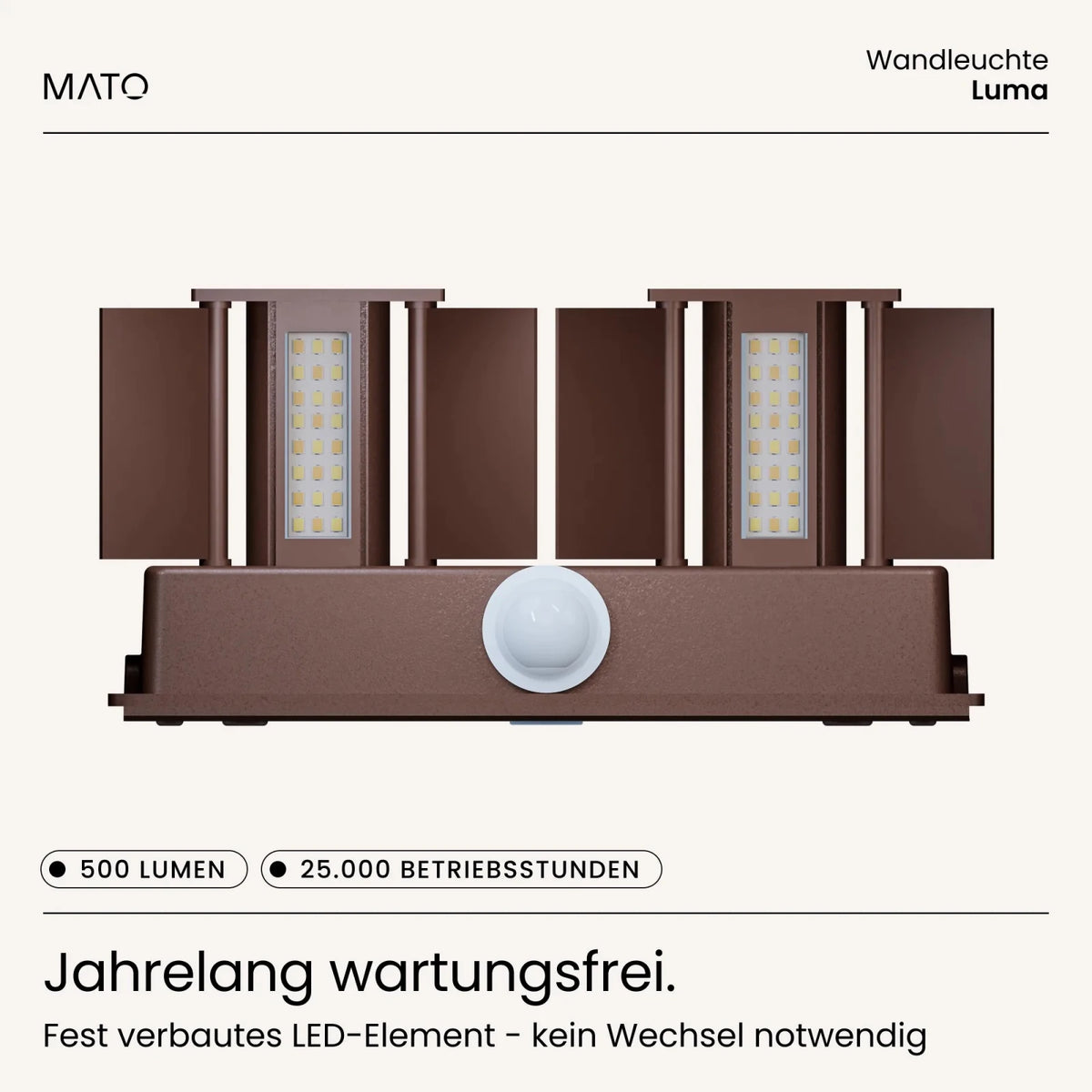 Wandleuchte LUMA-S DUO - MATO