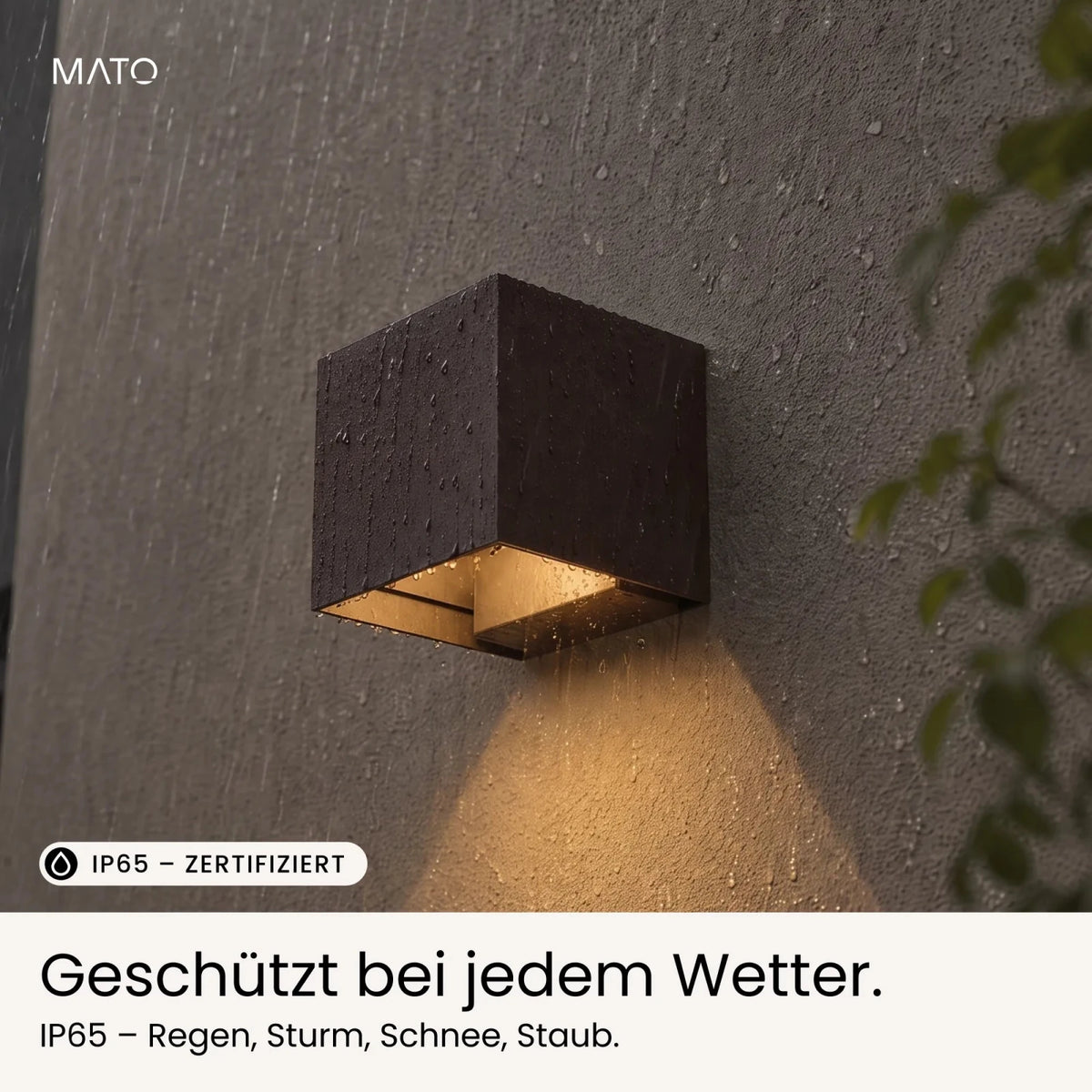Solar Wandleuchte HELIO - MATO