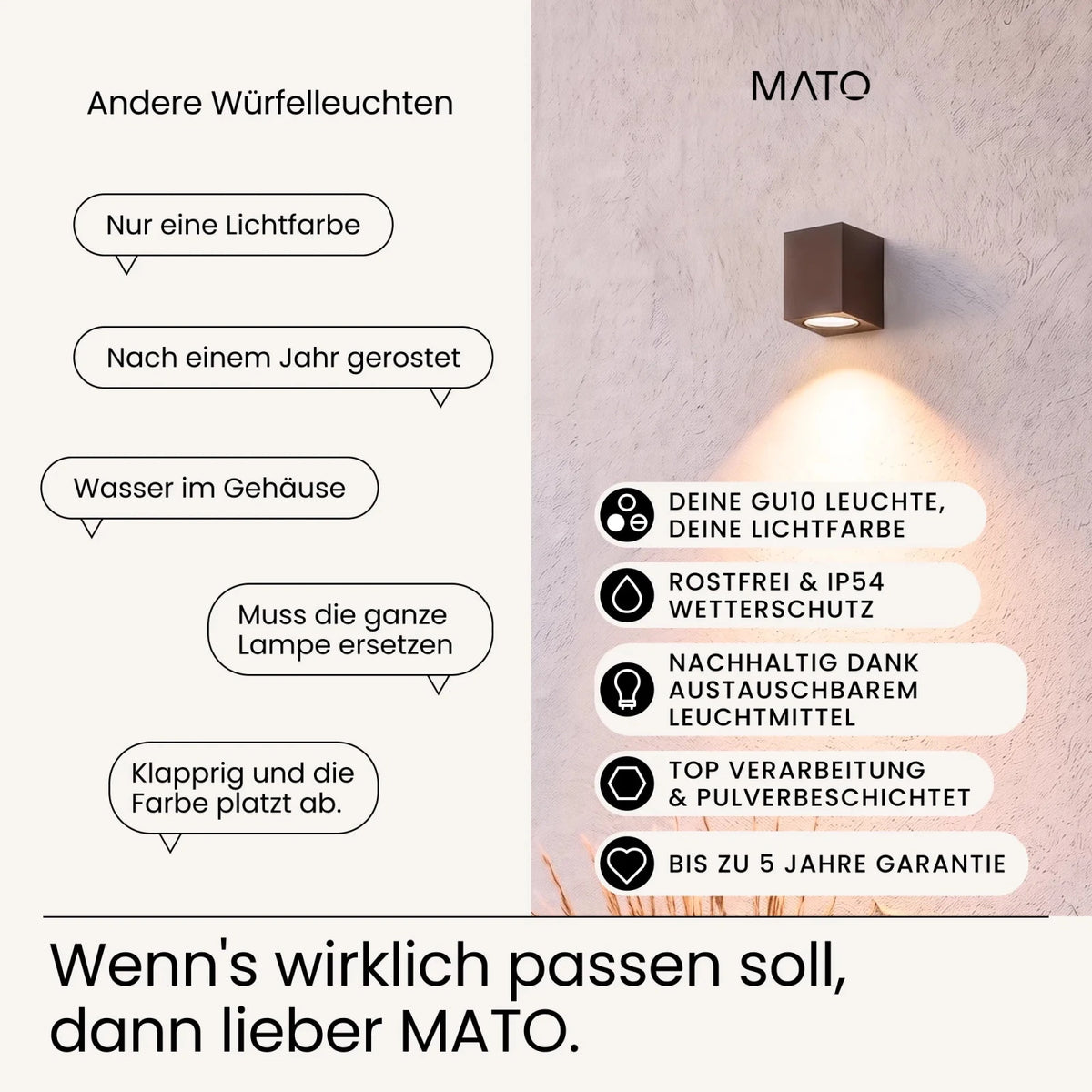 Wandleuchte GAYA - MATO