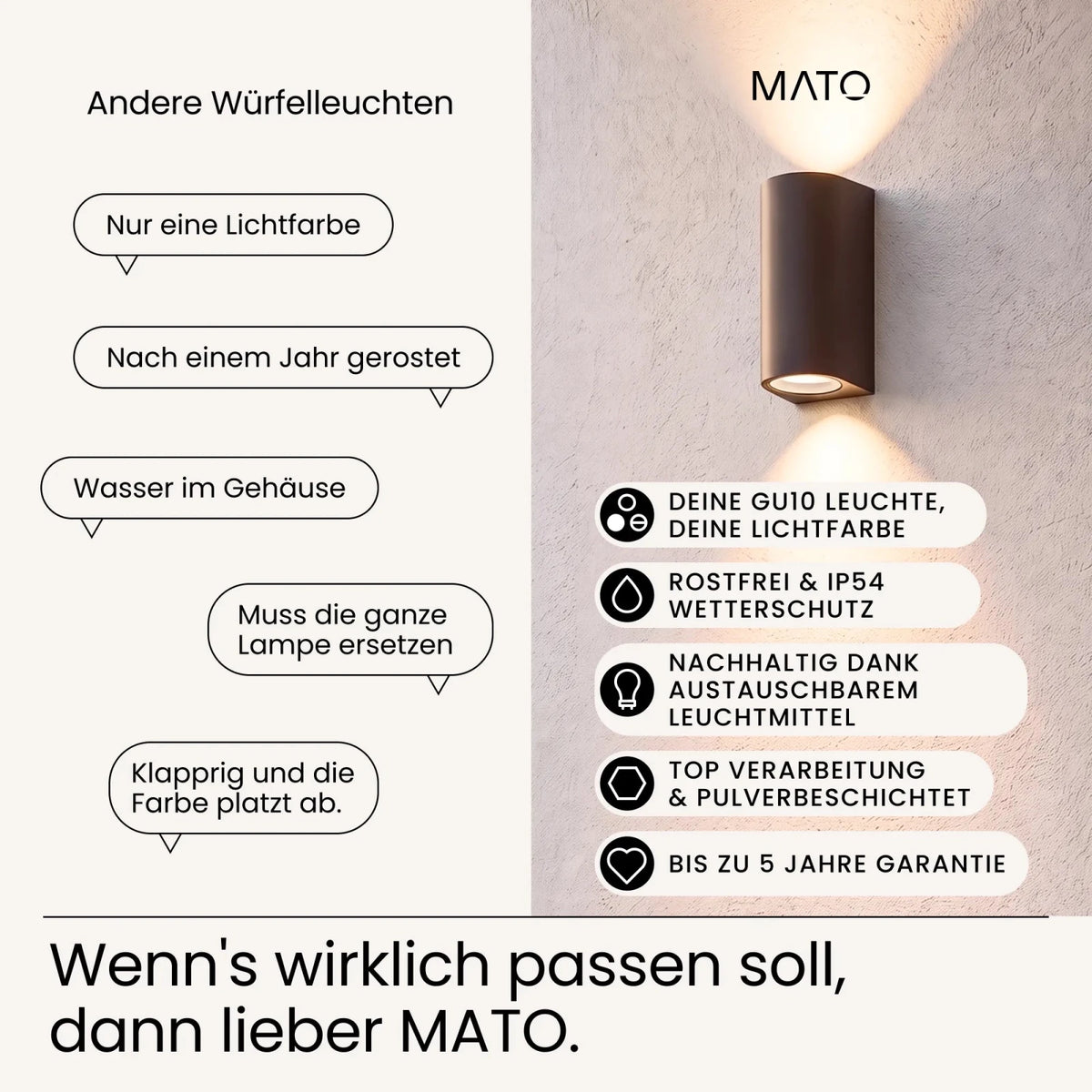 Wandleuchte VAYA DUO - MATO