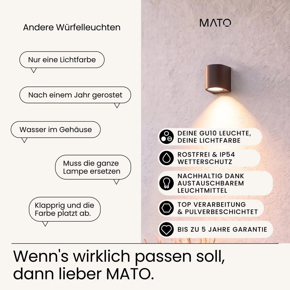 Wandleuchte VAYA - MATO