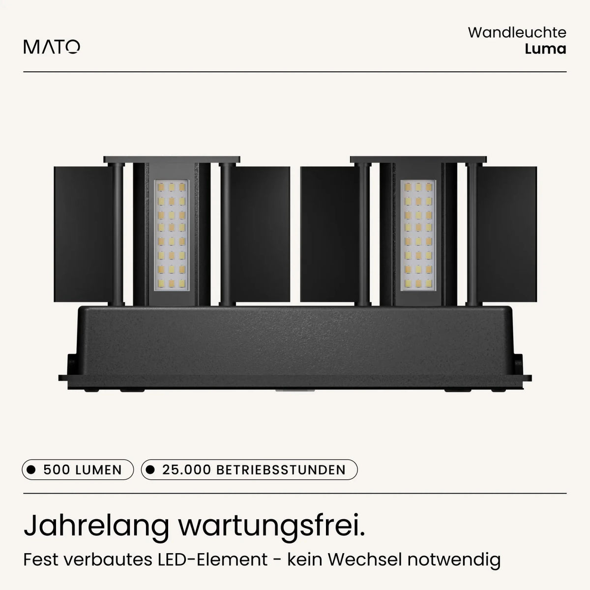 Wandleuchte LUMA DUO - MATO