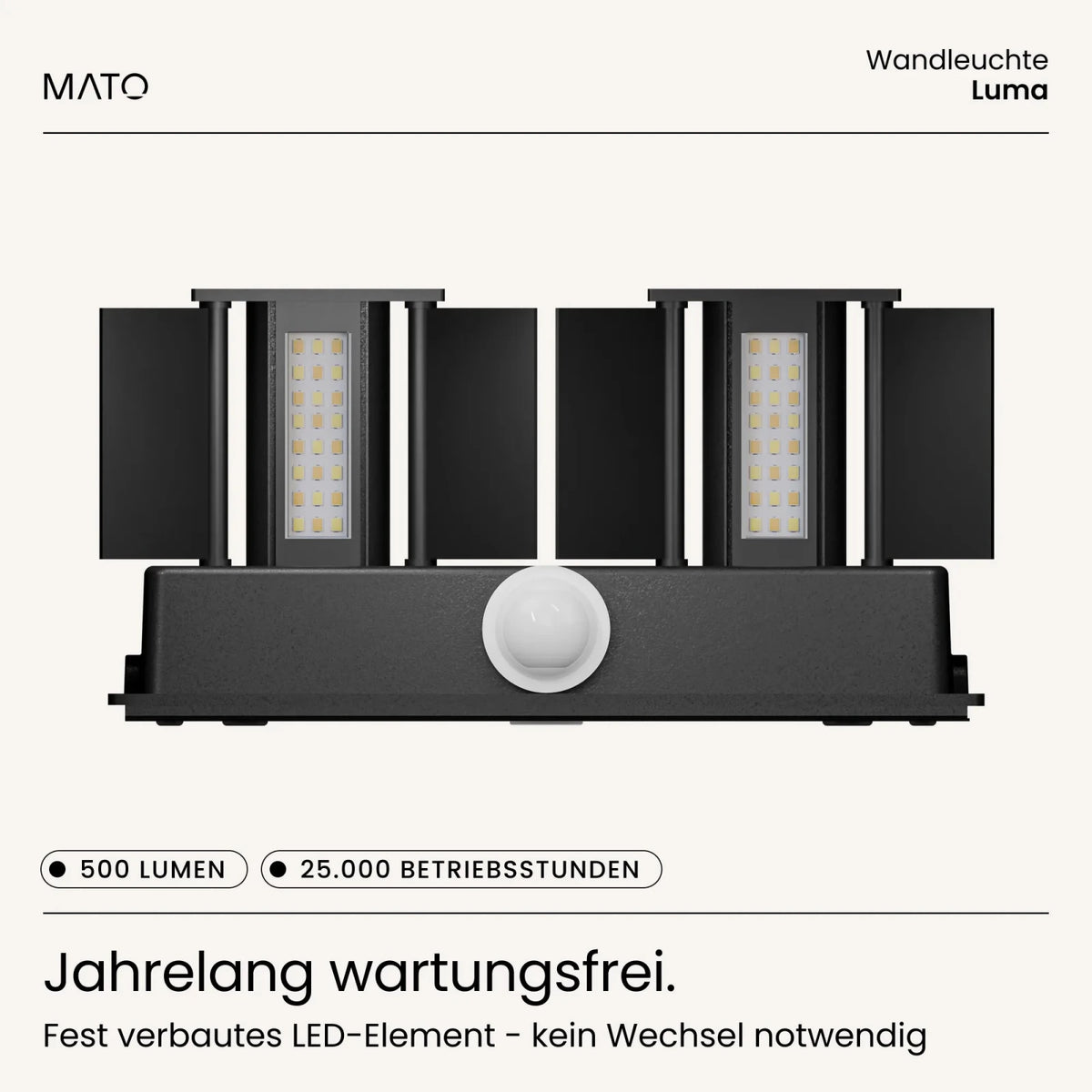 Wandleuchte LUMA-S DUO - MATO
