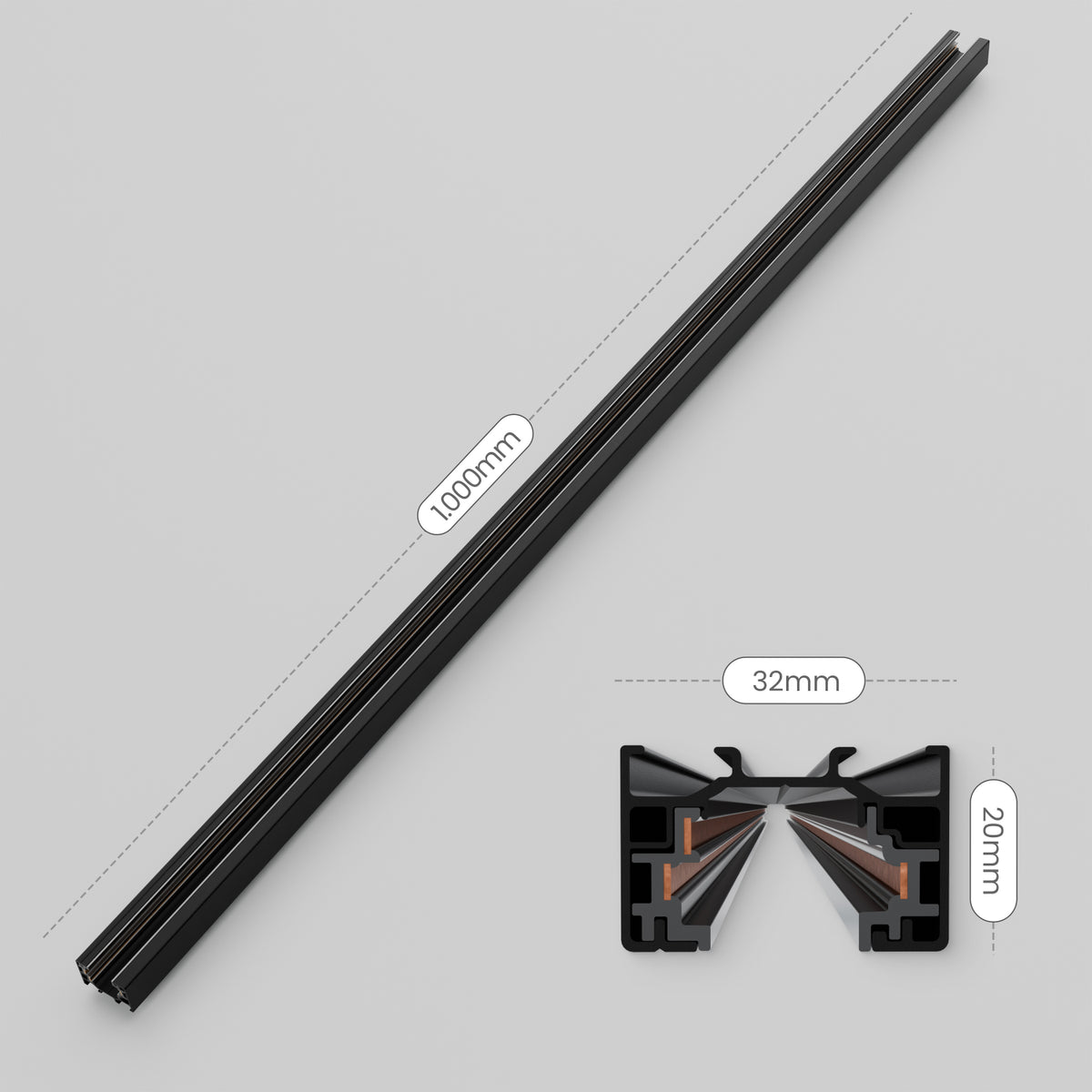 Stromschiene 1m - MATO