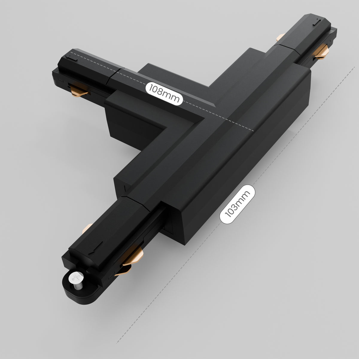Schienensystem T - Verbinder/Einspeisung - MATO