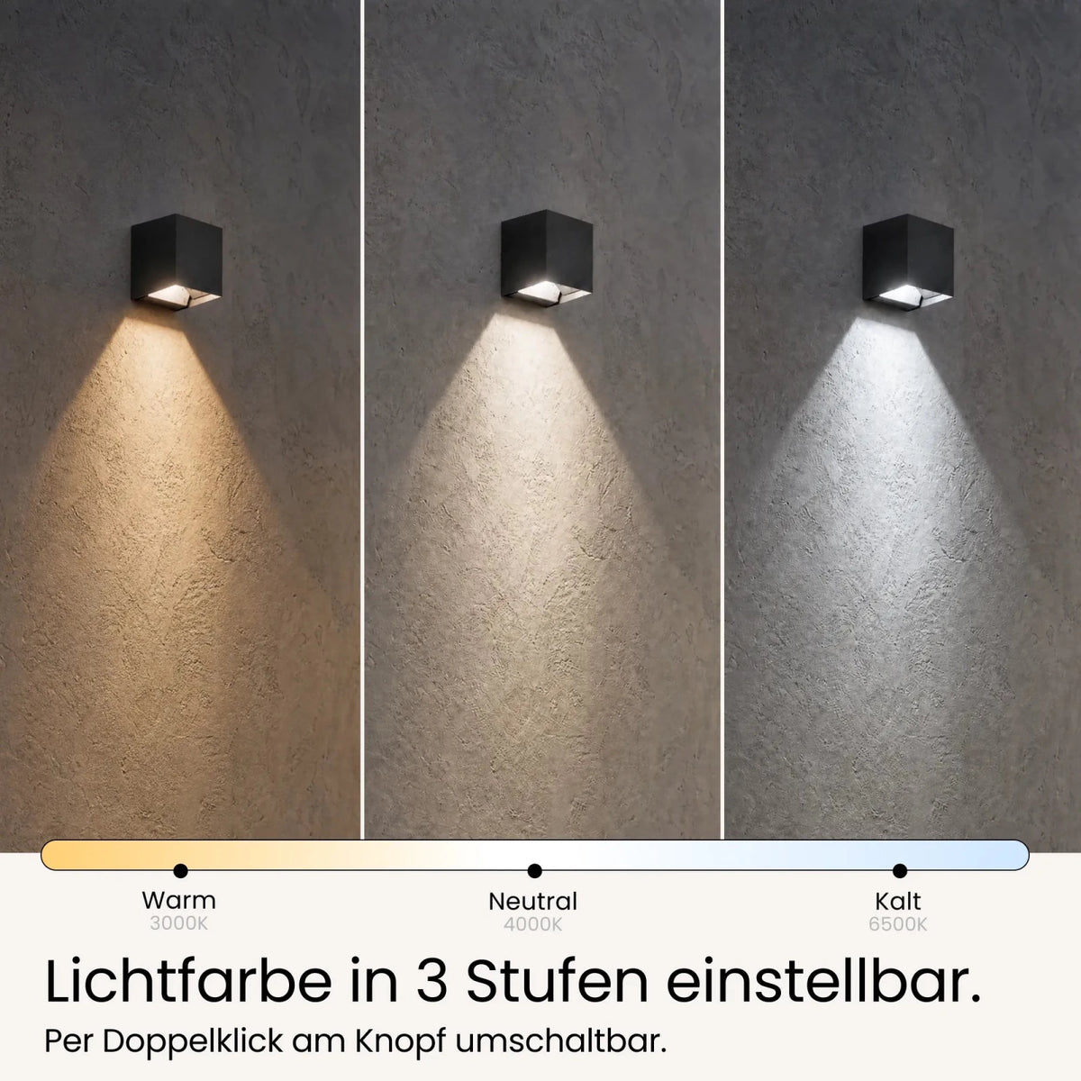 Solar Wandleuchte HELIO - MATO