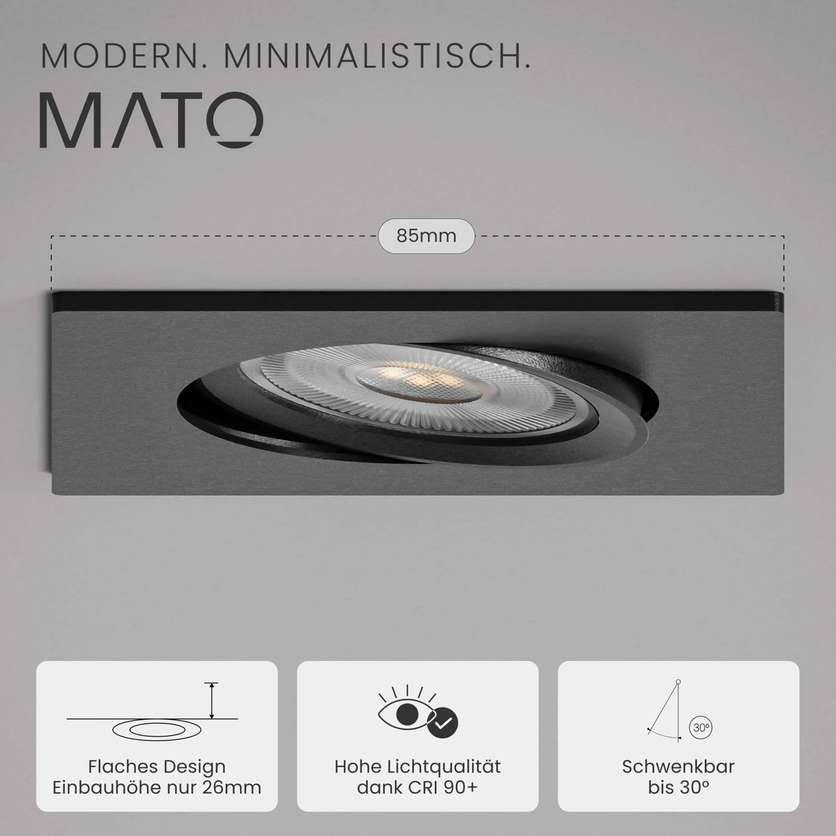 Einbaustrahler TEO - MATO