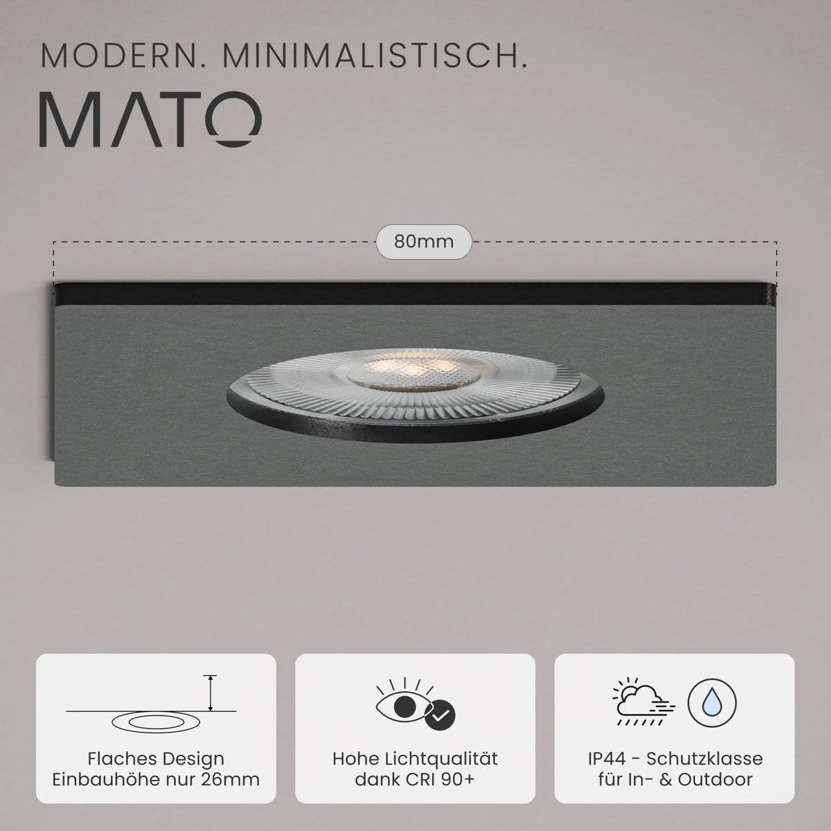 Einbaustrahler TEA - MATO