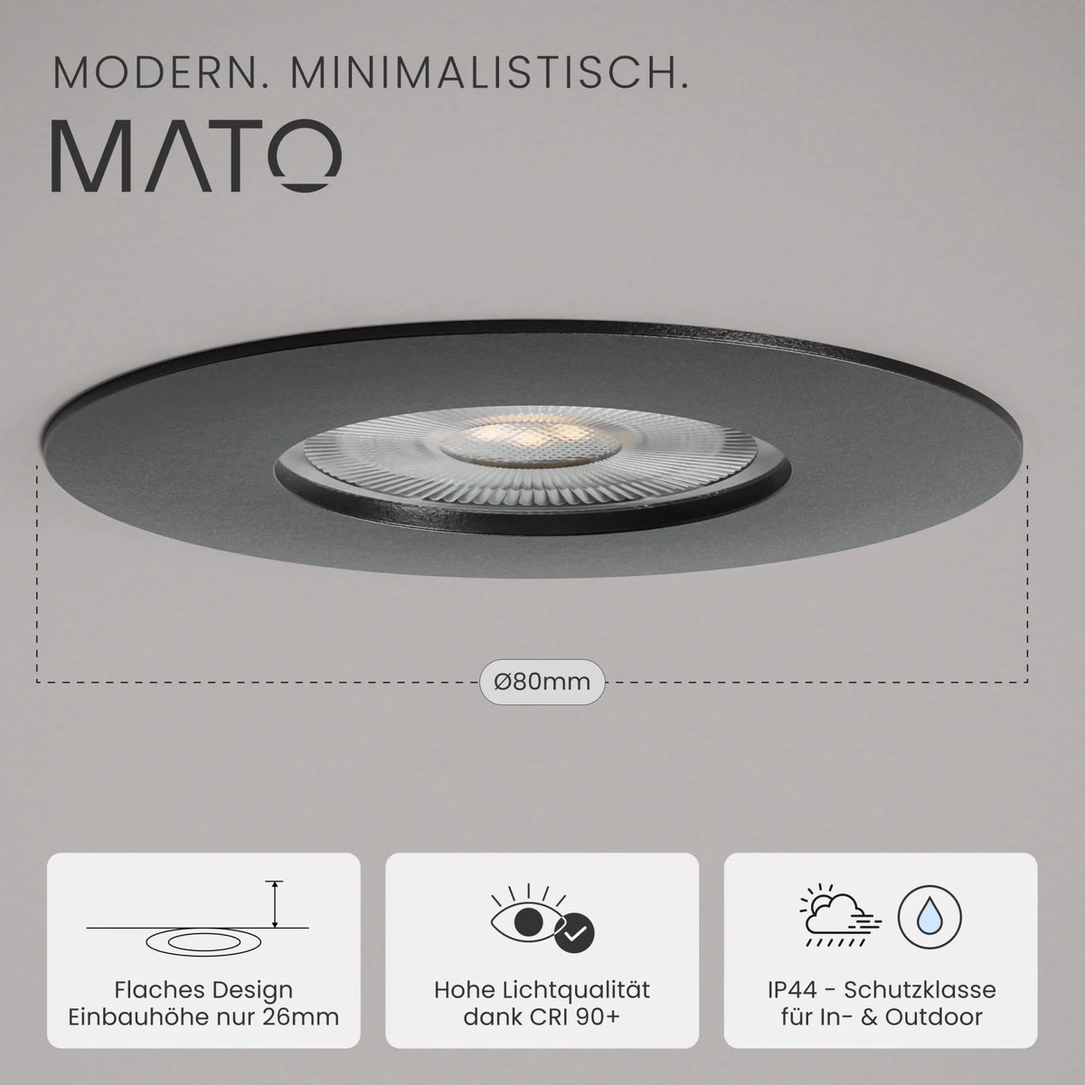 Einbaustrahler NUA - MATO