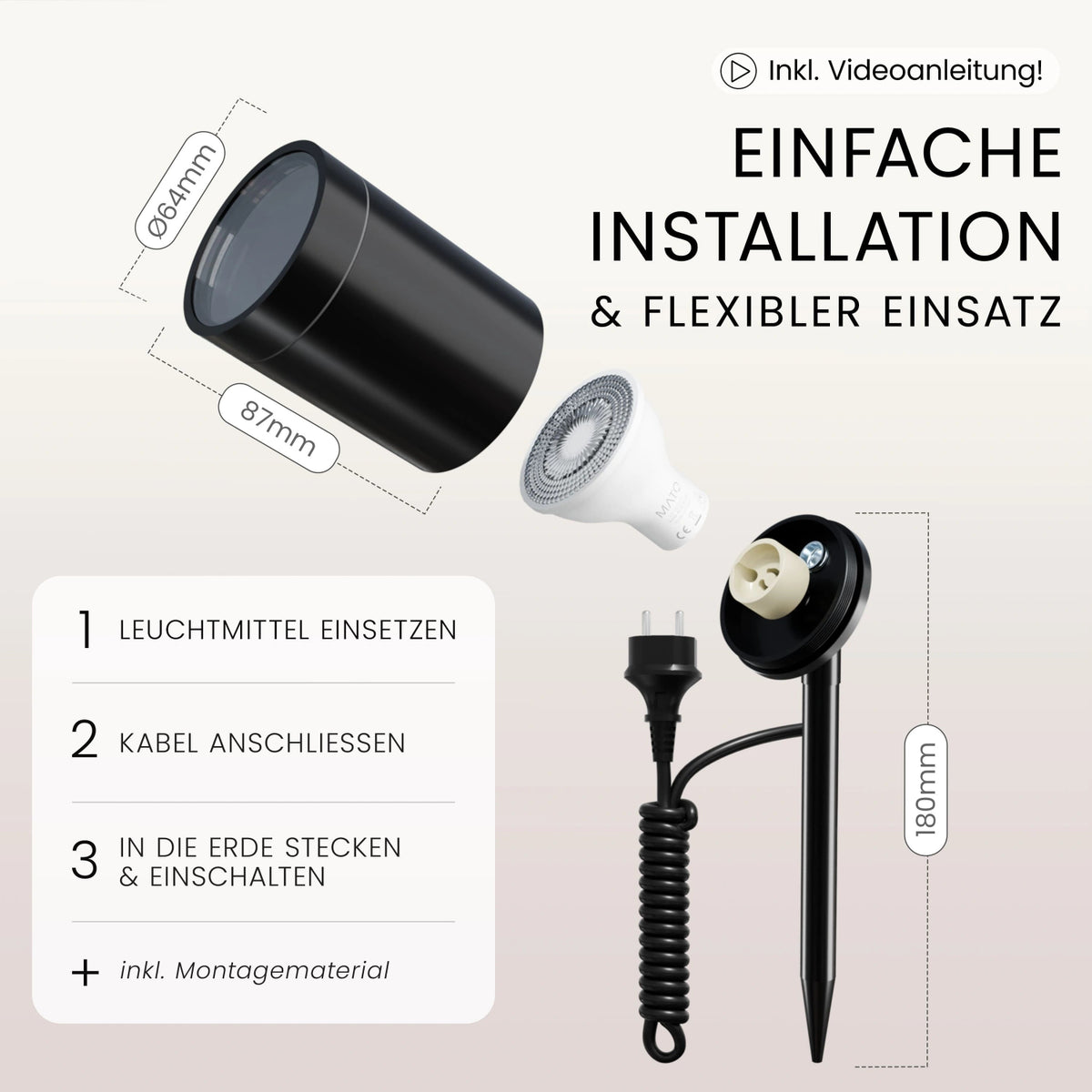 Gartenstrahler SPOTI - MATO