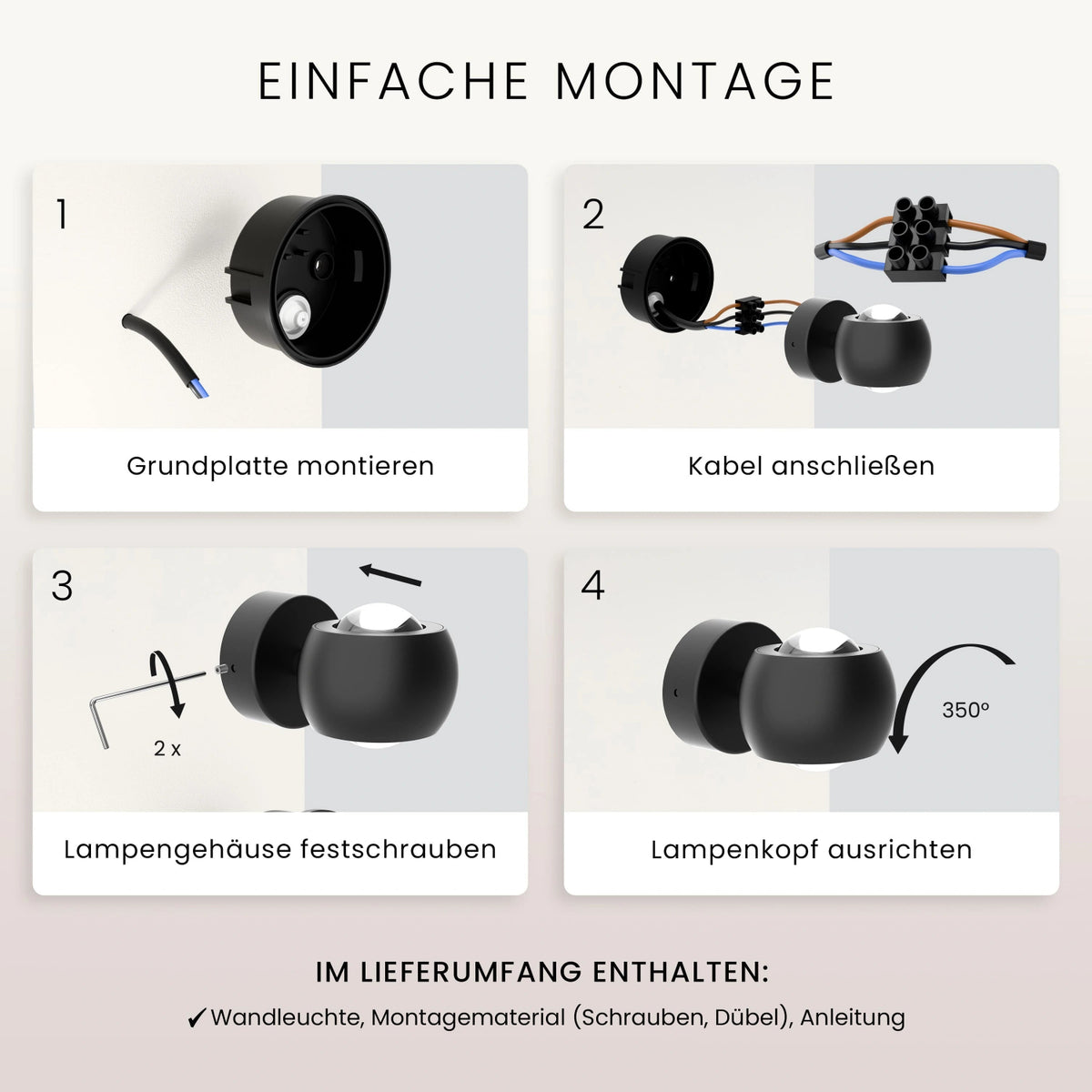 Wandleuchte ORVA - MATO