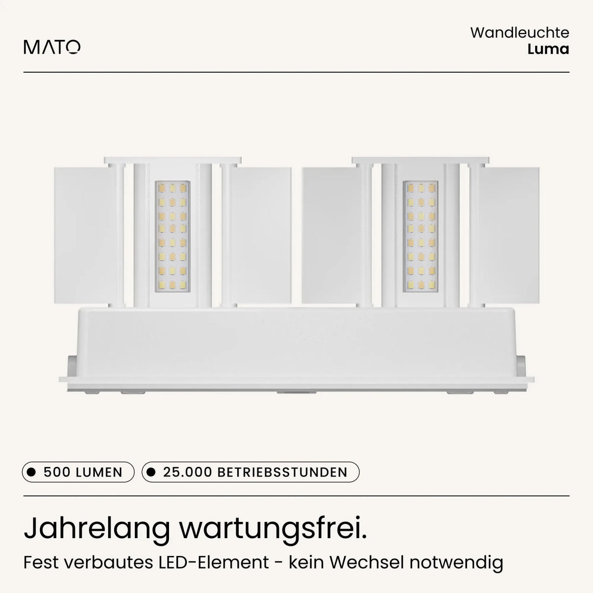 Wandleuchte LUMA DUO - MATO