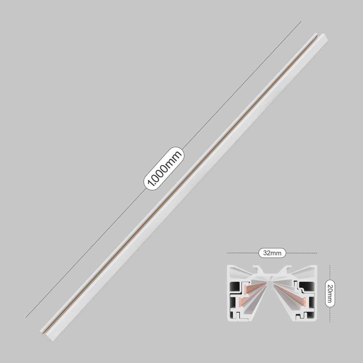 Stromschiene 1m - MATO