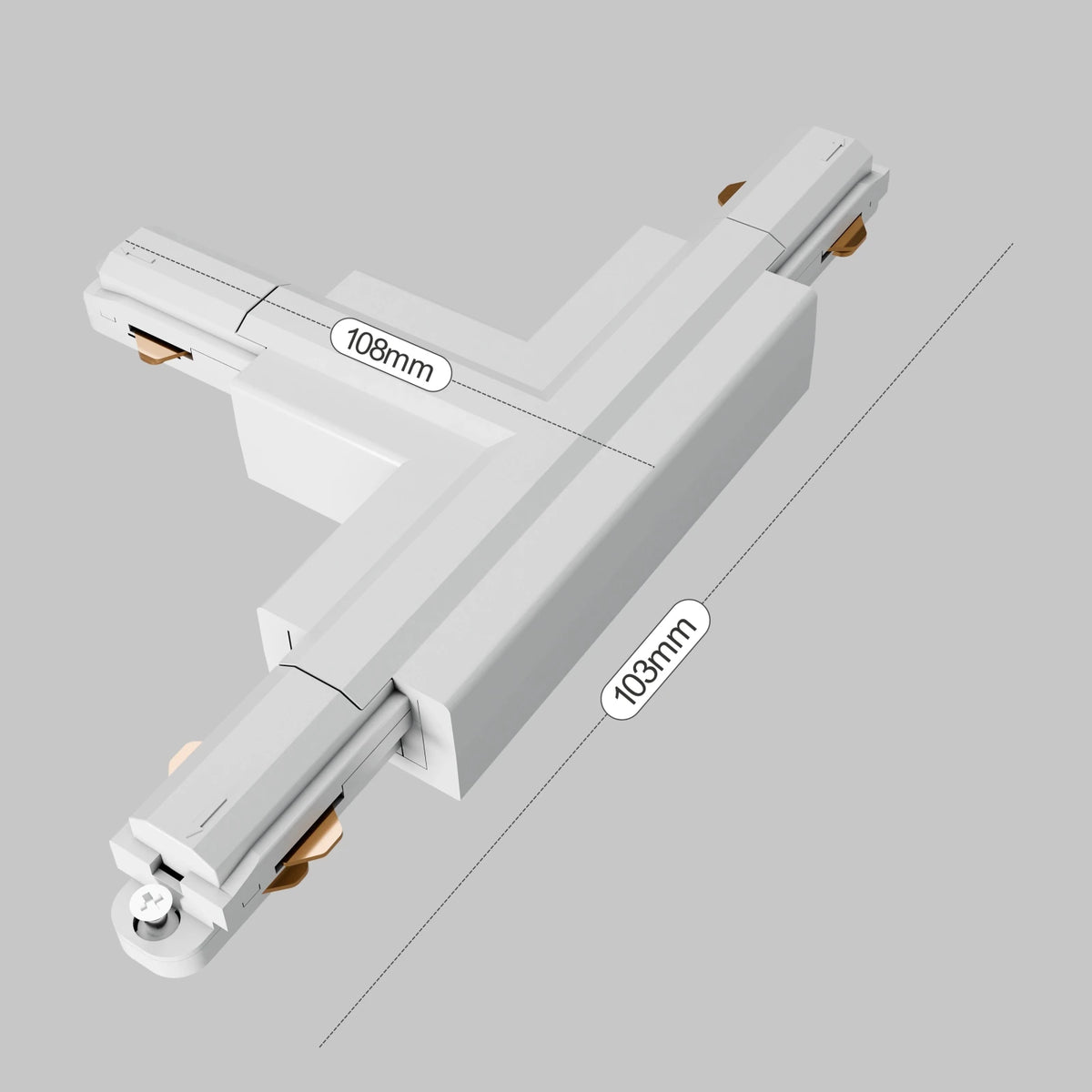 Schienensystem T - Verbinder/Einspeisung - MATO