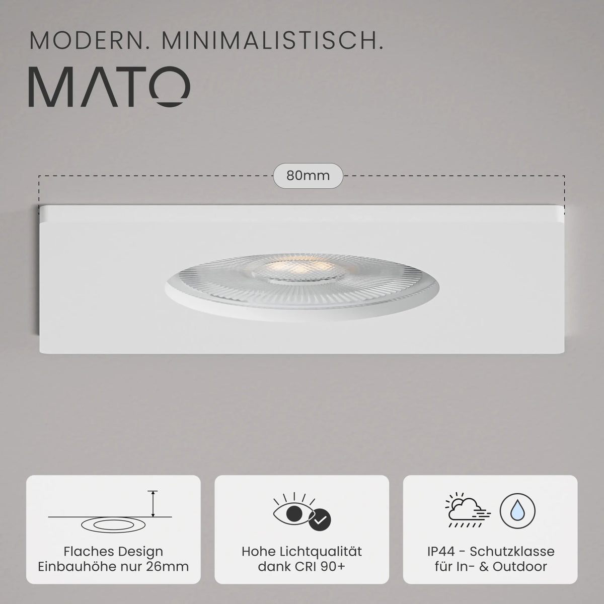 Einbaustrahler TEA - MATO