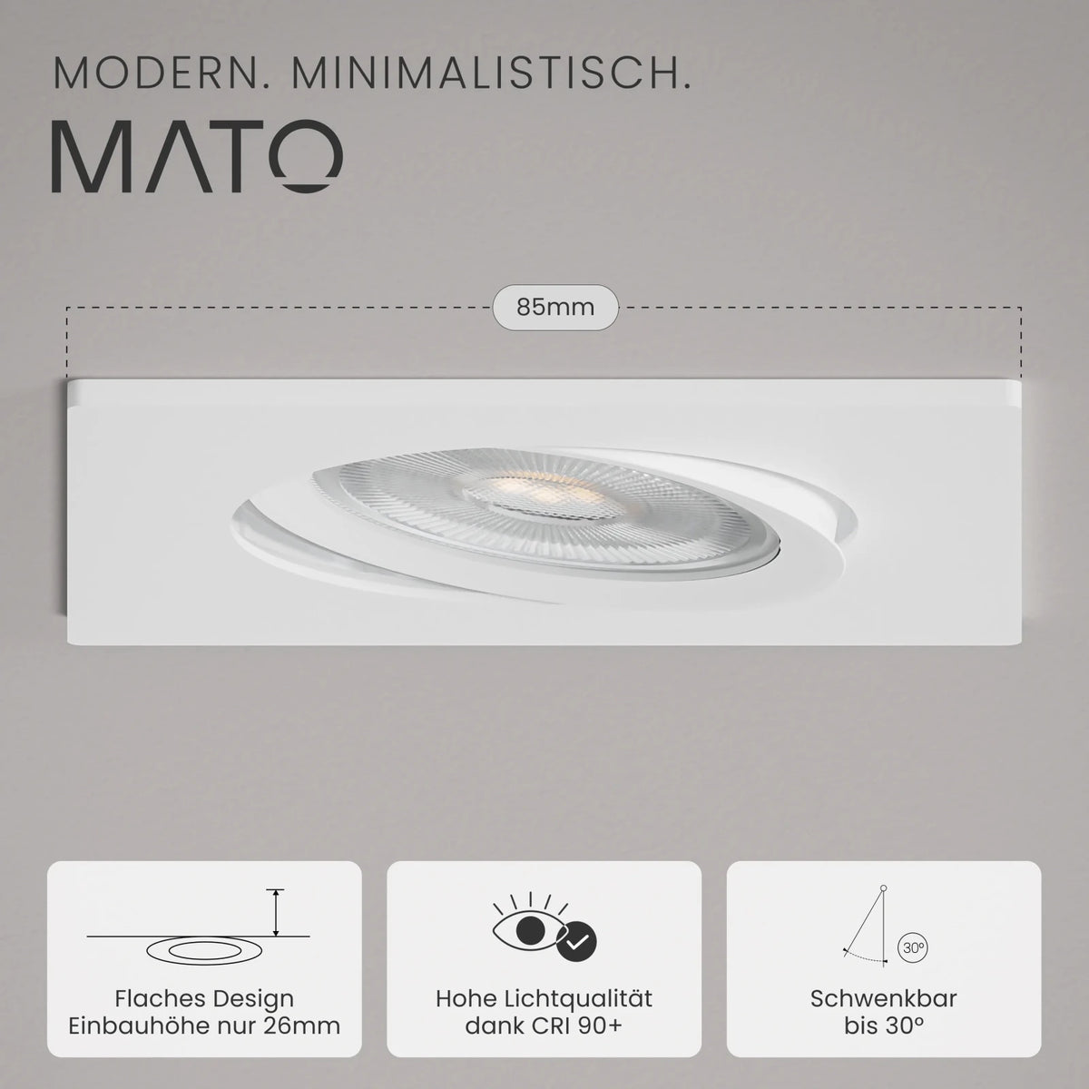 Einbaustrahler TEO - MATO