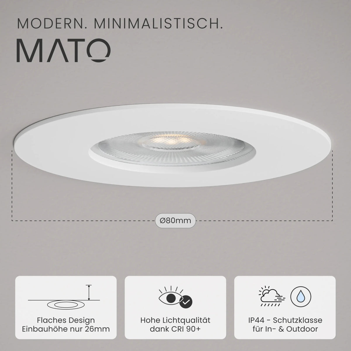 Einbaustrahler NUA - MATO