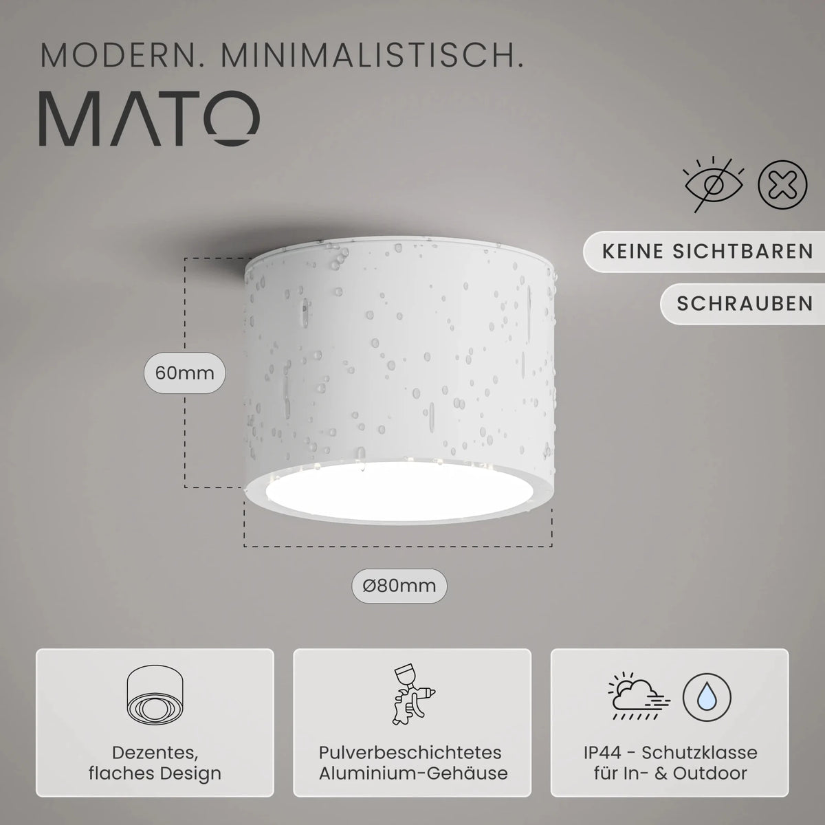Aufbauspot IVA, GX53 - MATO