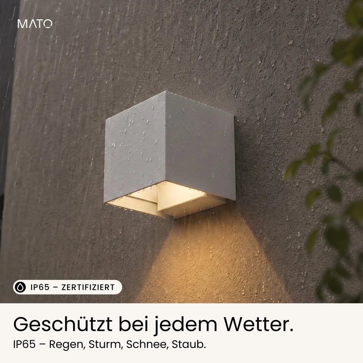 Solar Wandleuchte HELIO - MATO